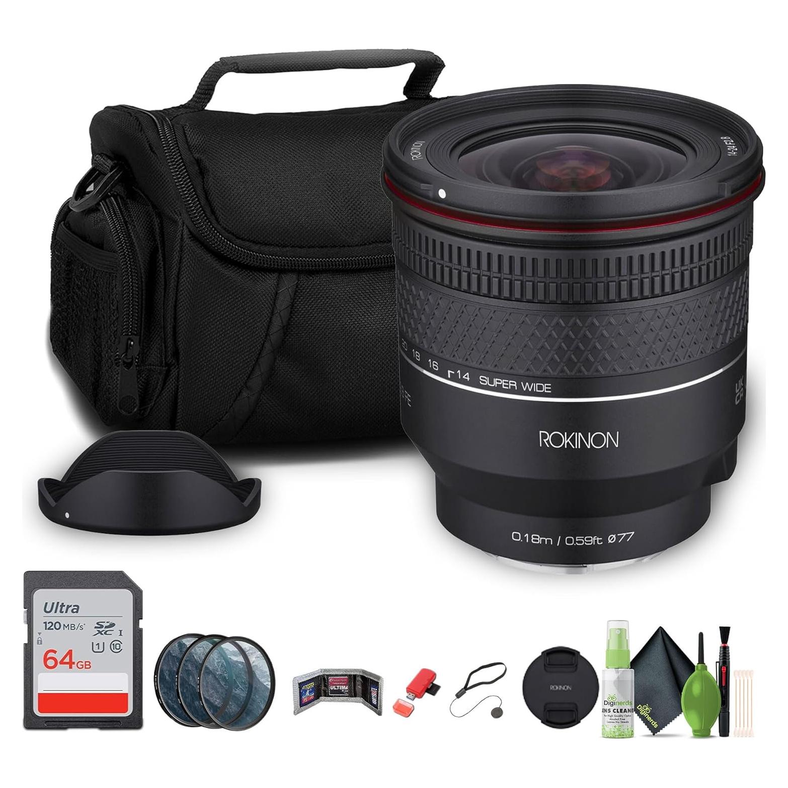 Objetivo Rokinon AF 14-24mm f/2.8 para Sony E + Accesorios