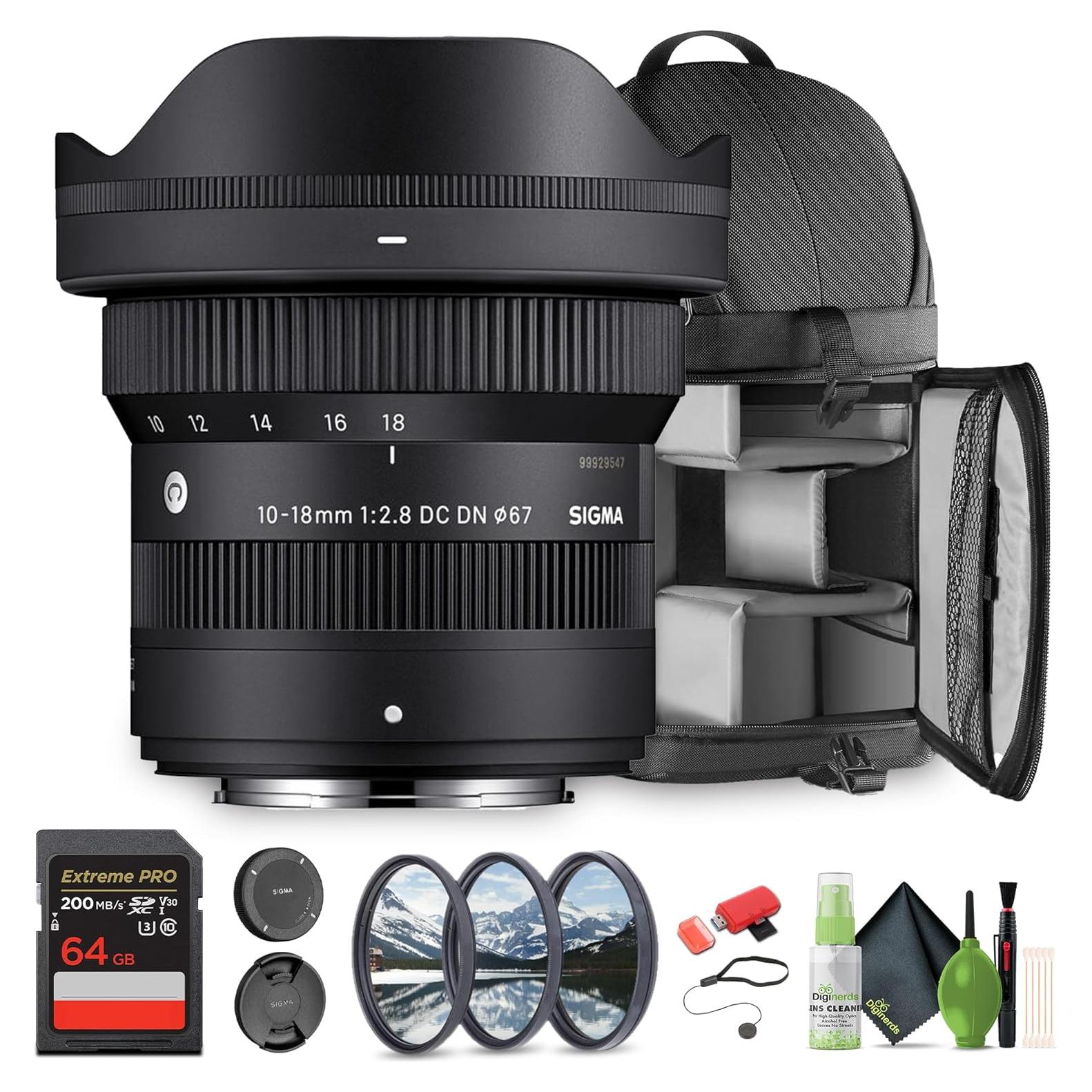 Objetivo Sigma 10-18mm f/2.8 DC DN para FUJIFILM X - Accesorios incluidos