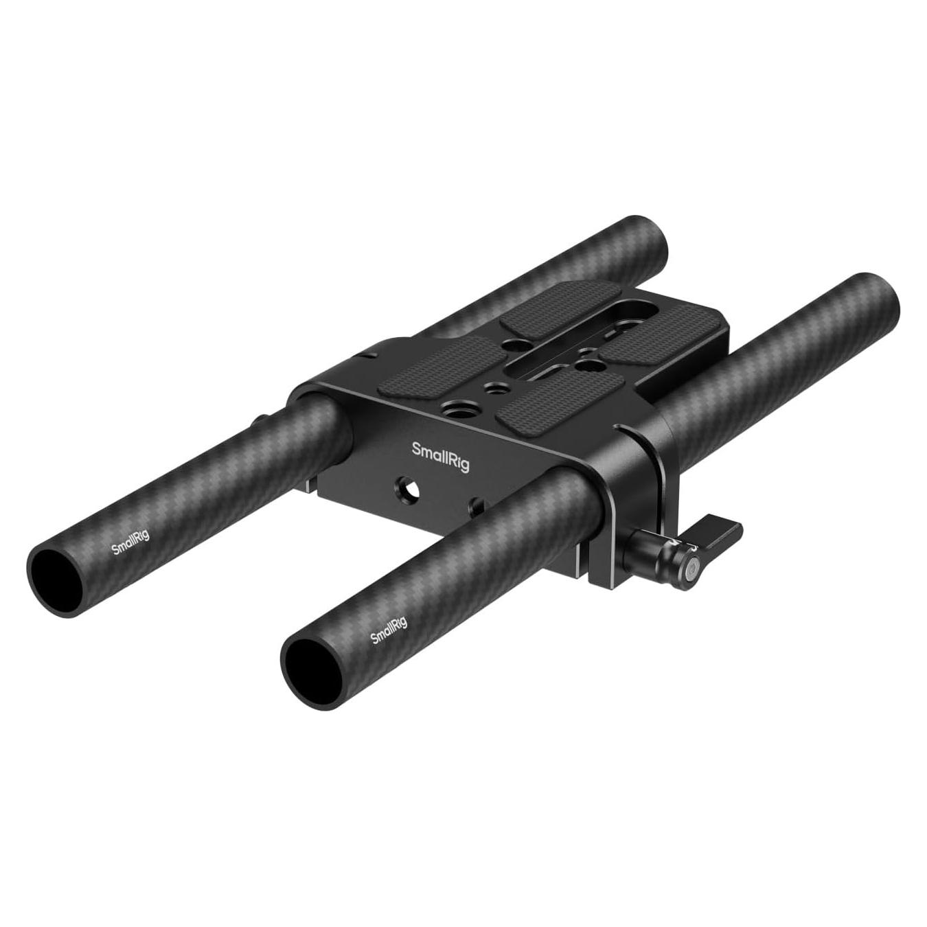 Kit Placa Base SmallRig 5609 con Varillas de 15mm Carbono