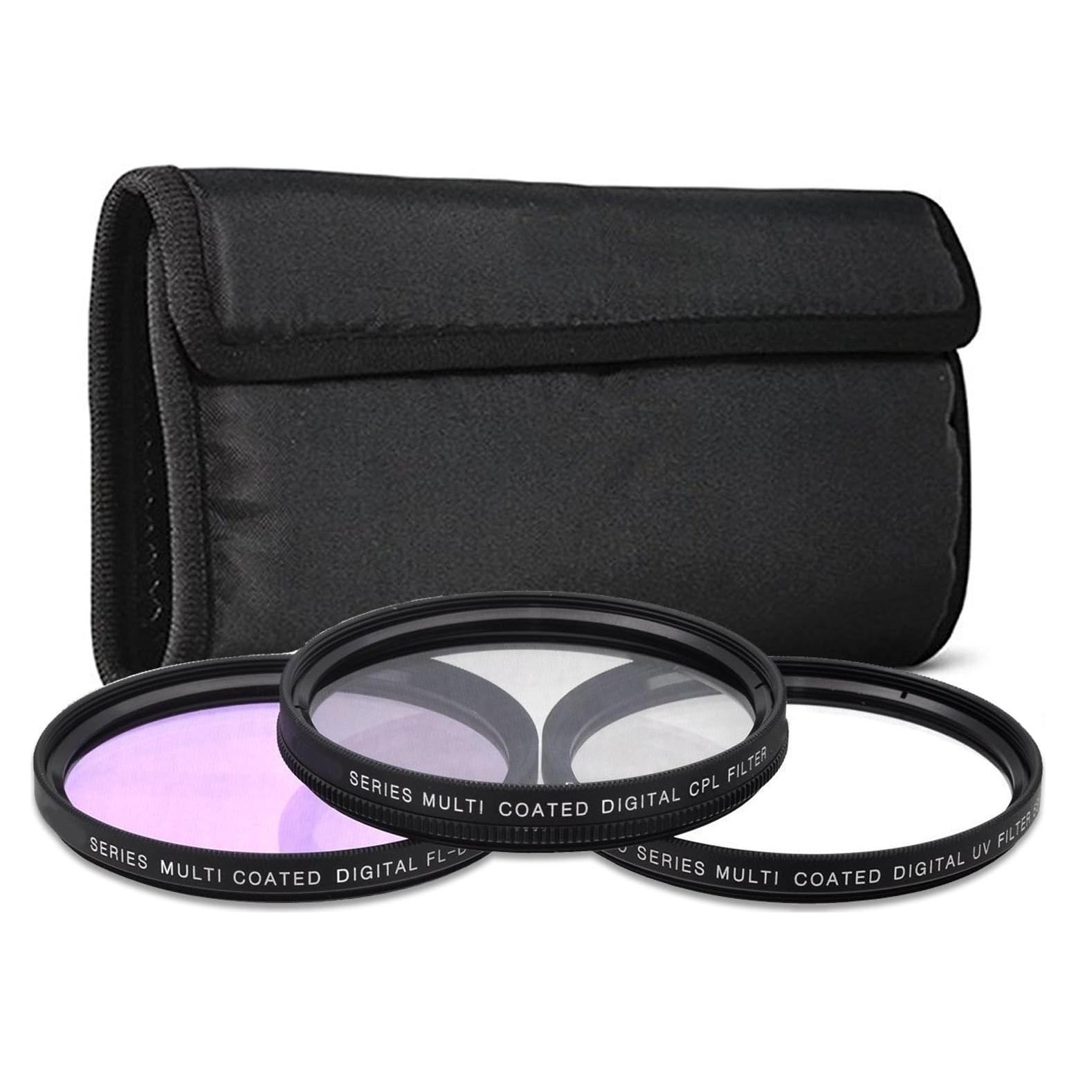 Kit de Filtros 3 Piezas 37mm CPL UV FLD Commander Elite