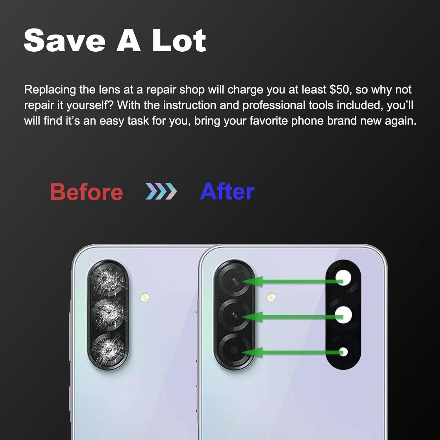 Kit de Reemplazo Cristal Lente Cámara Samsung Galaxy A36