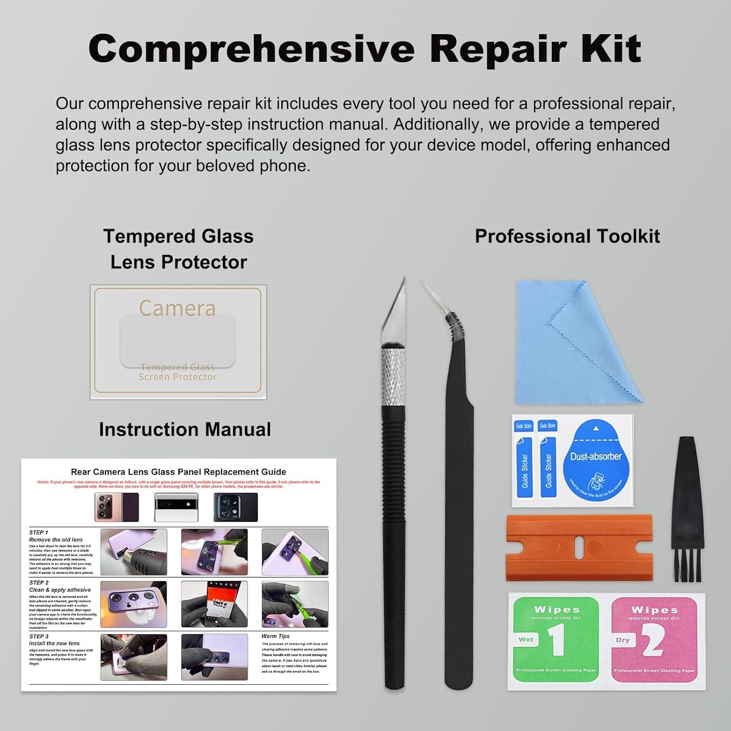 Kit de Reemplazo Cristal Lente Cámara Samsung Galaxy A36