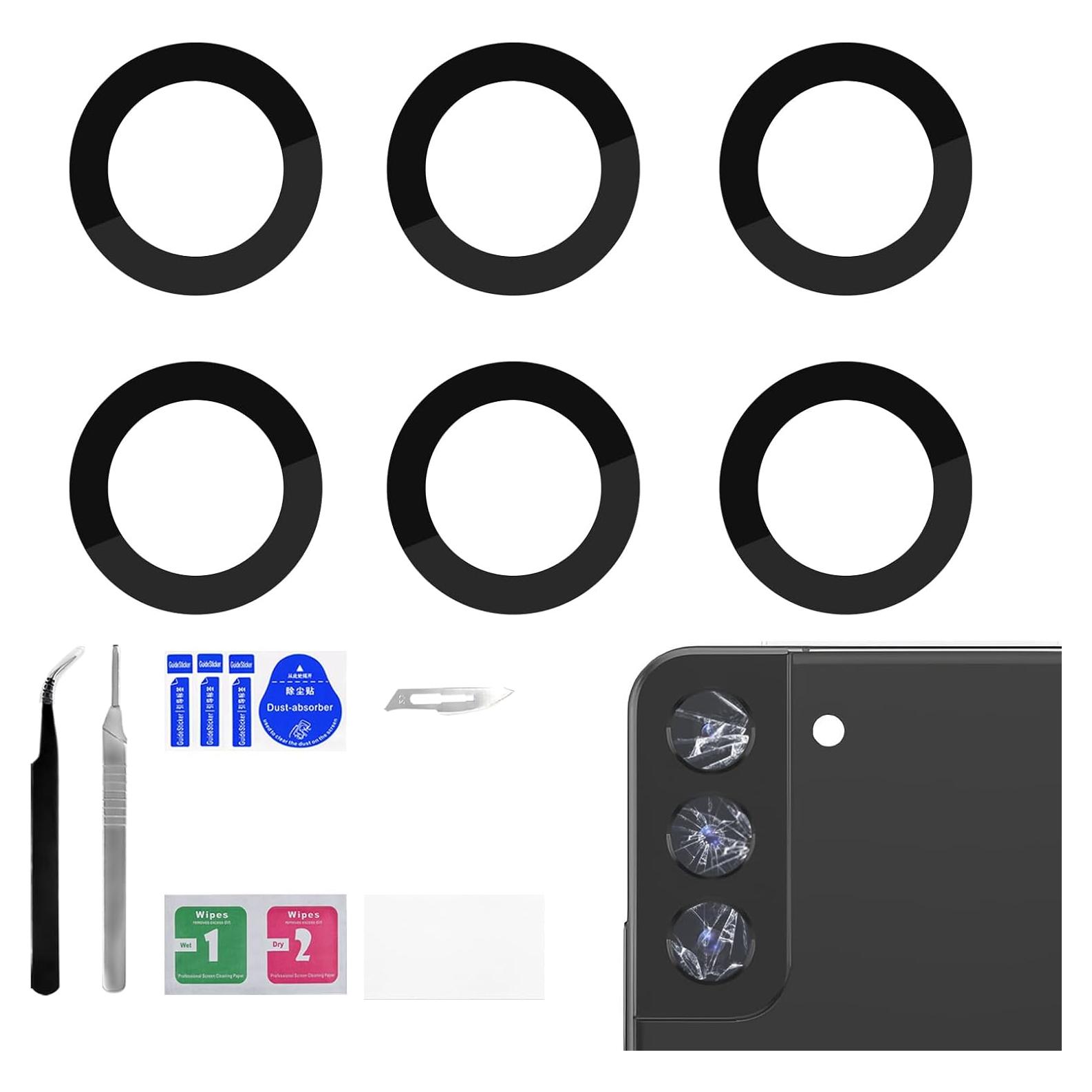 Reemplazo Lente Cámara Trasera Samsung Galaxy S22 5G - 2 Piezas