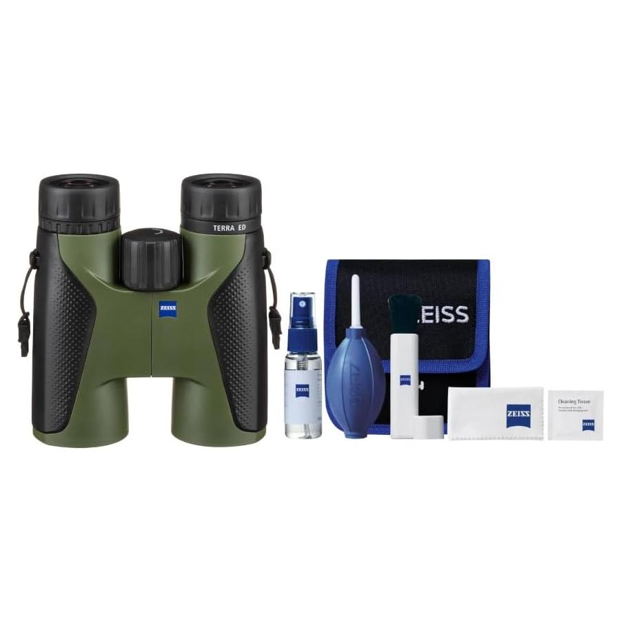 Binoculares Zeiss 8x42 Terra HD Verde + Kit de limpieza