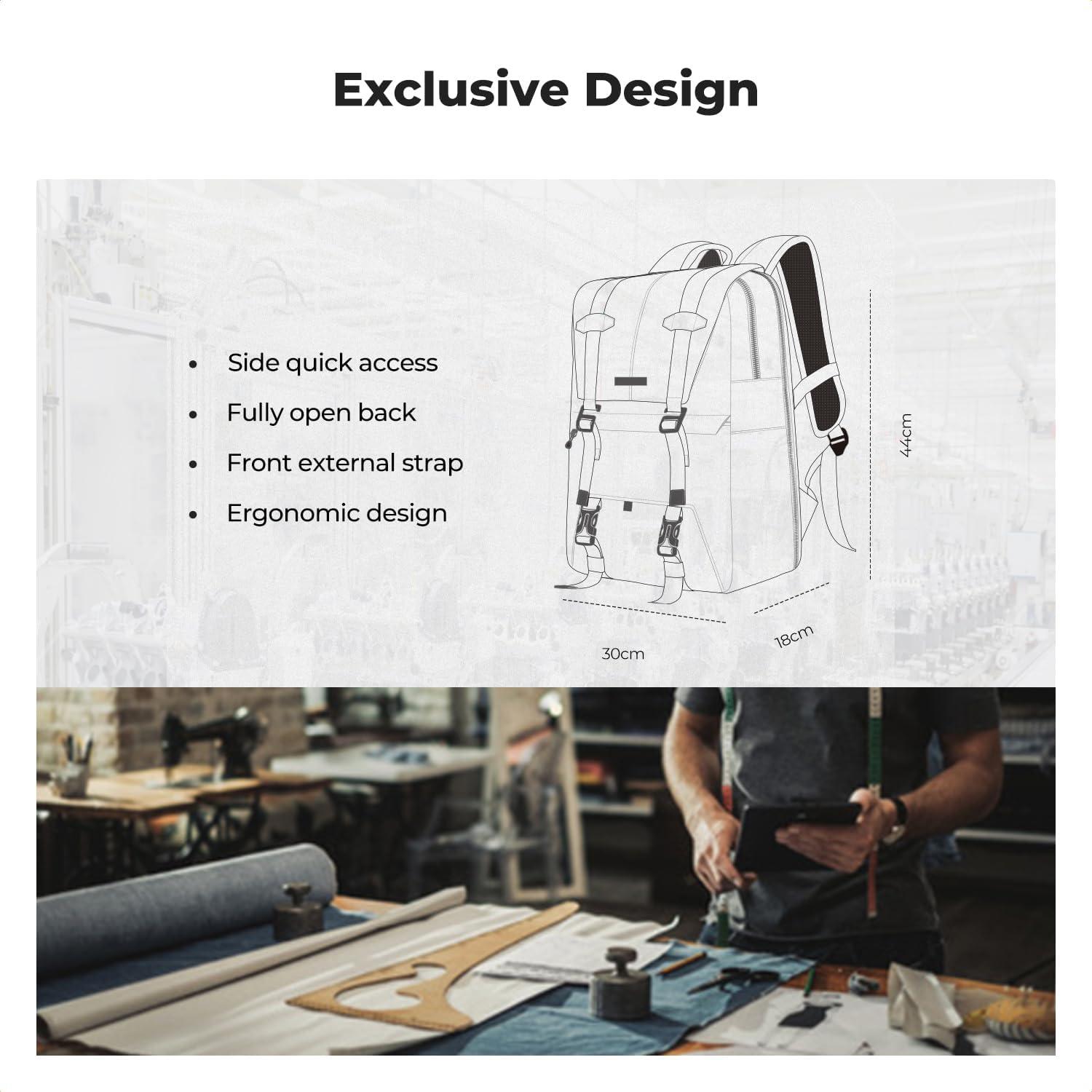 Mochila para cámara K&F Concept 20L con compartimento para laptop