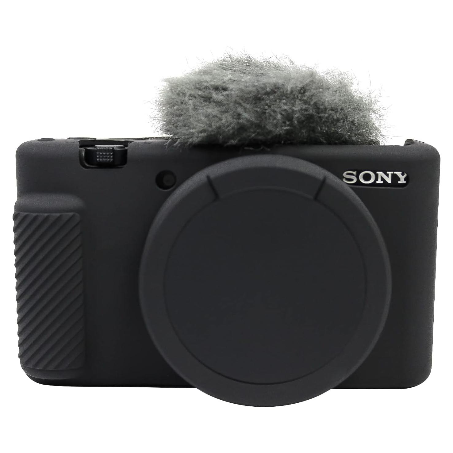 Funda de cámara Easy Hood para Sony ZV-1, silicona negra