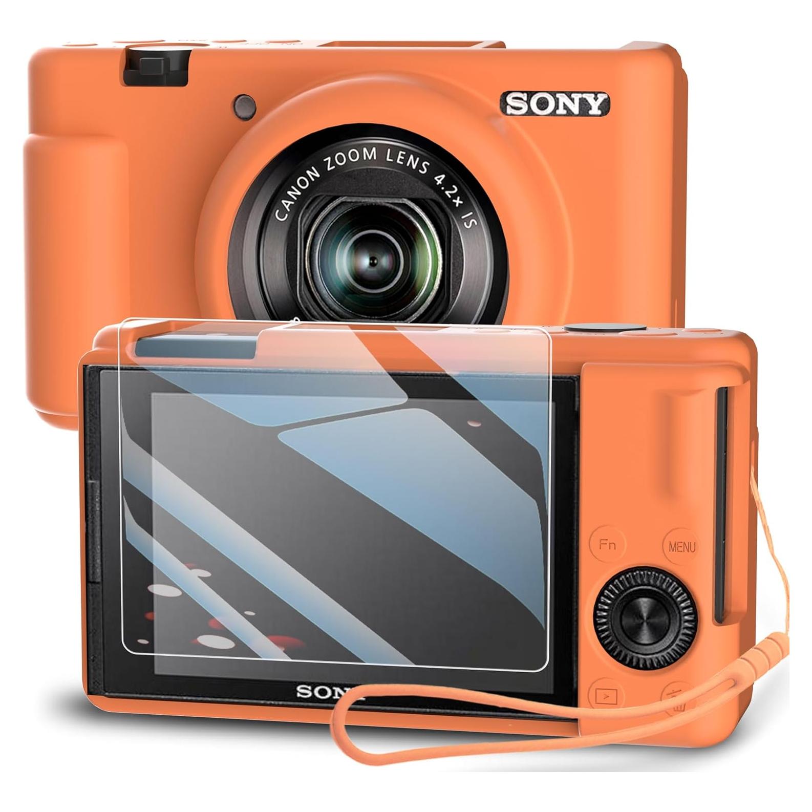 Funda de silicona para cámara Sony ZV-1F/ZV-1 II/ZV-1M2 - Naranja