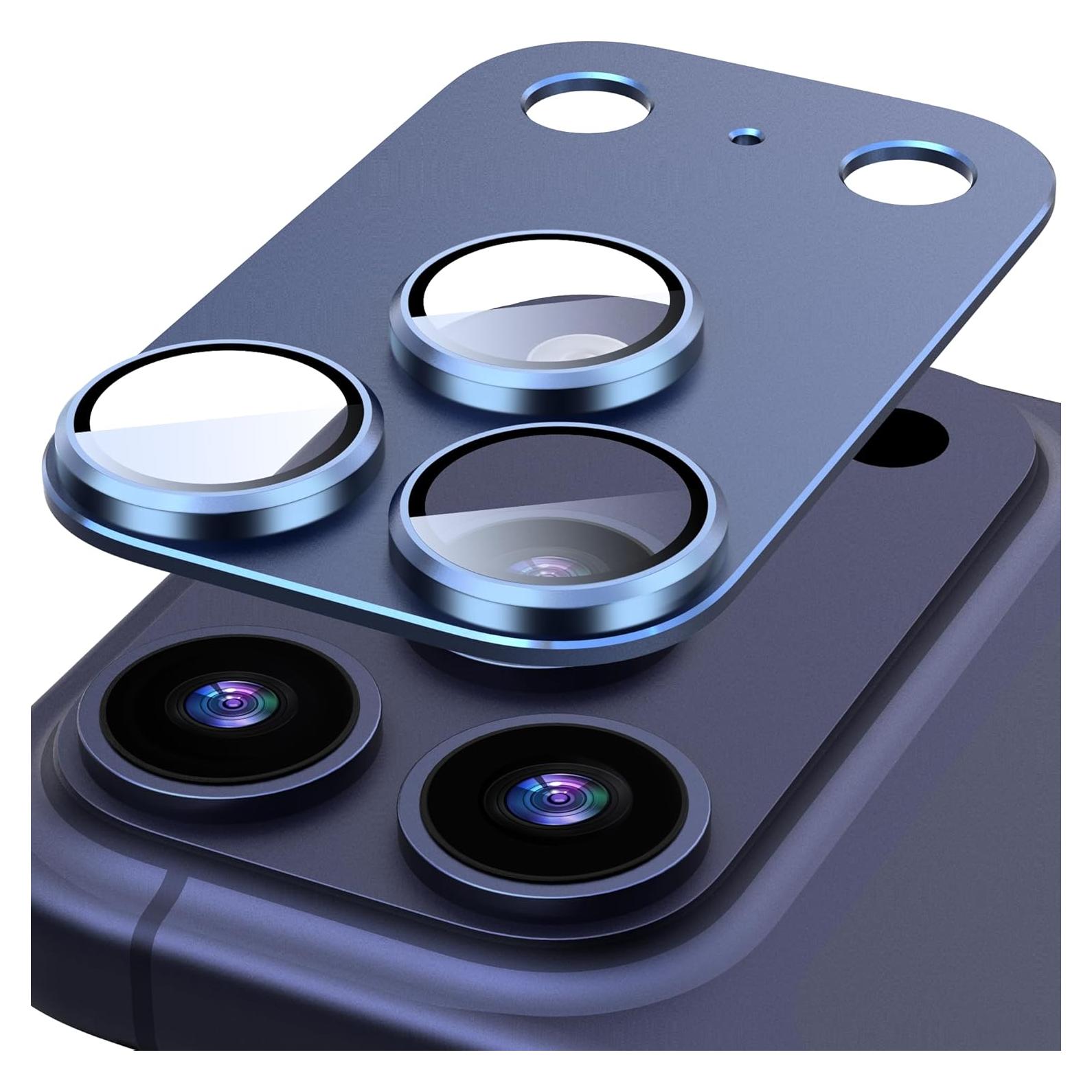 Protector de Lente de Cámara Suoman para iPhone 17 Pro Max - Vidrio Templado Azul