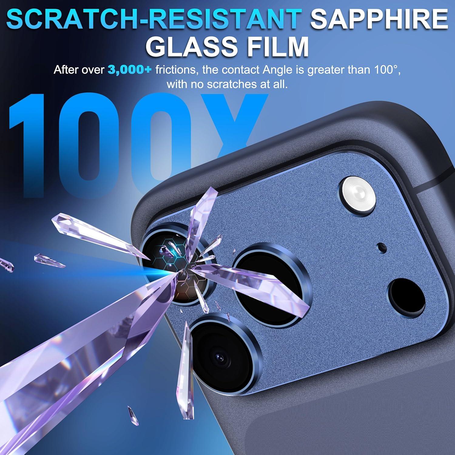 Protector de Lente de Cámara Suoman para iPhone 17 Pro Max - Vidrio Templado Azul