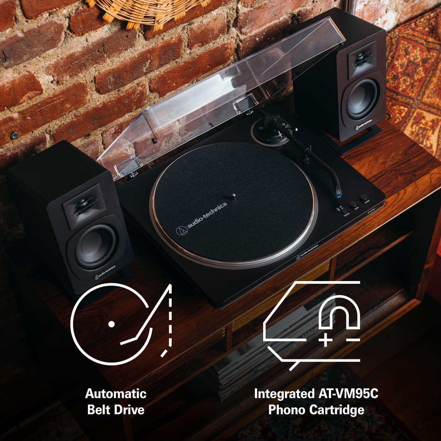 Tocadiscos Automático Audio-Technica AT-LP70X Negro/Gris