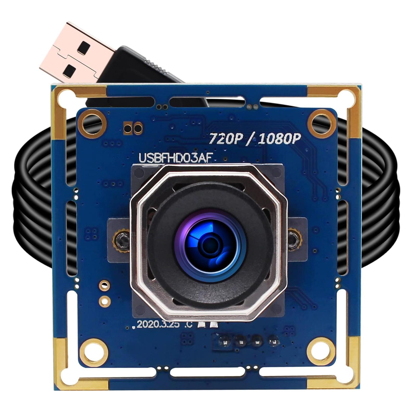 Cámara USB 2MP ELP 1080P Autofoco 100fps Compacta
