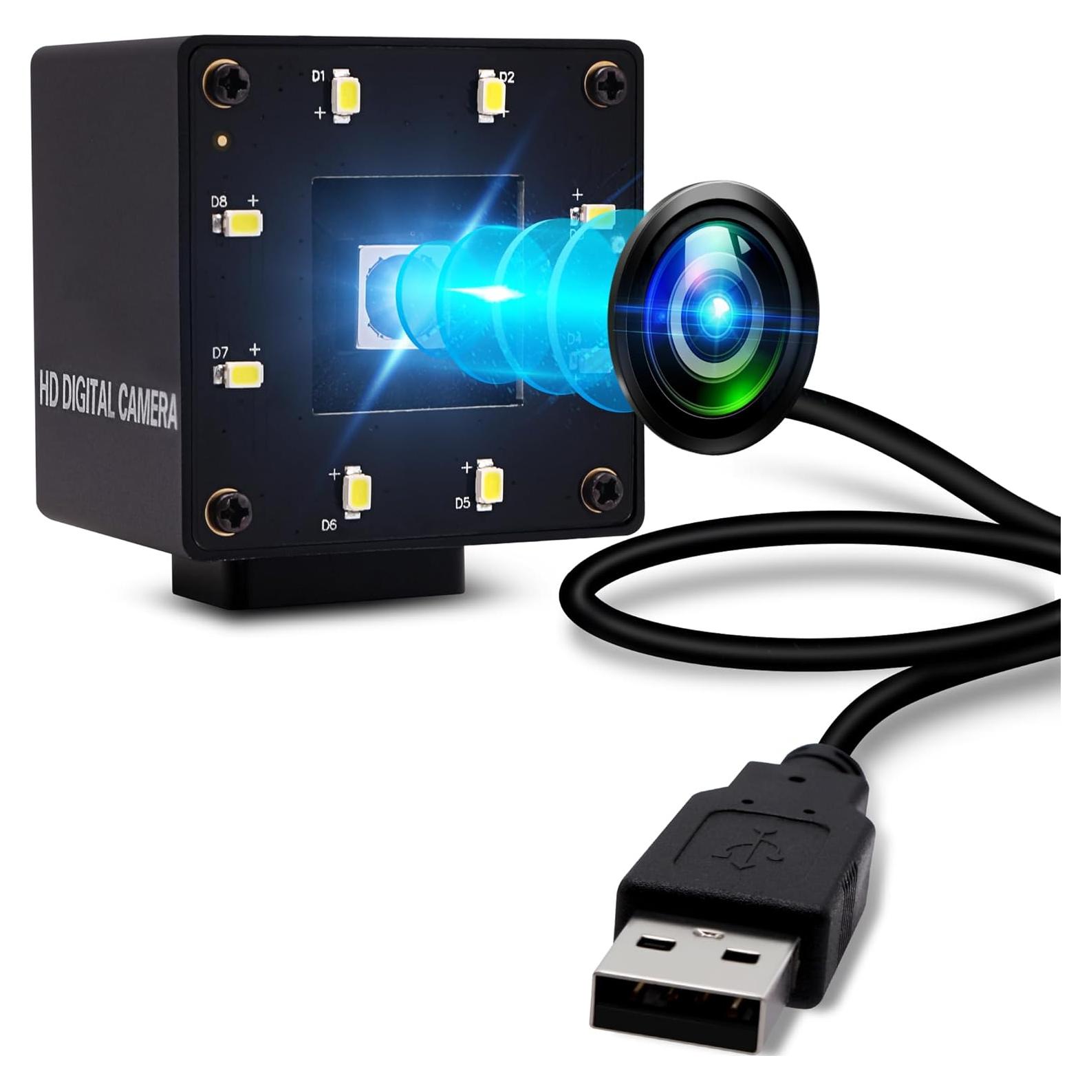 Cámara USB 16MP IFWATER Autofocus 68° Ultra HD Plug&Play