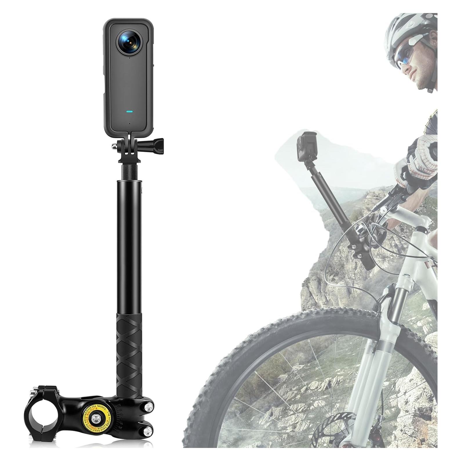 Soporte de Manillar INVINEEX para GoPro e Insta 360 - Ajustable