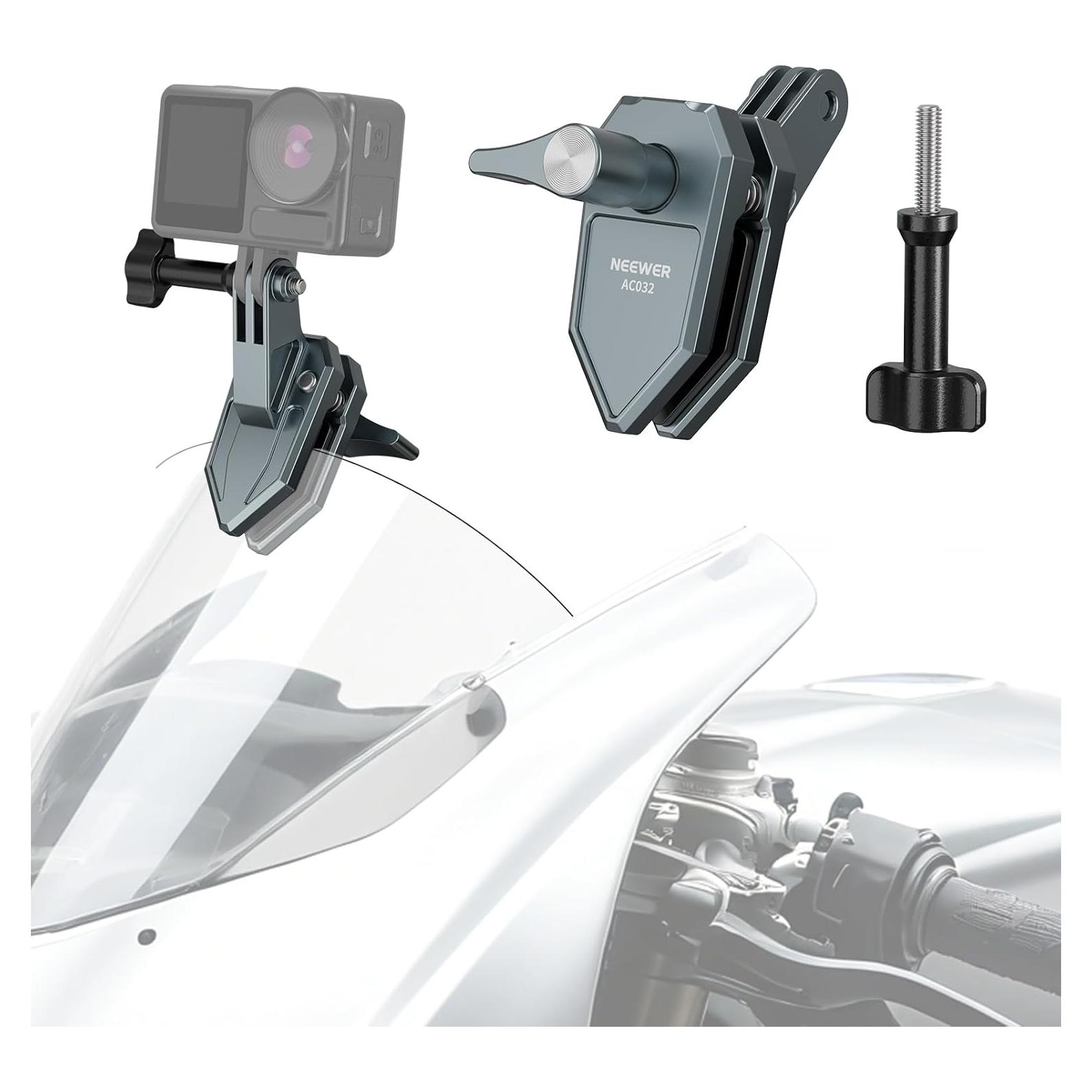Soporte de Cámara para Parabrisas de Motocicleta NEEWER AC032