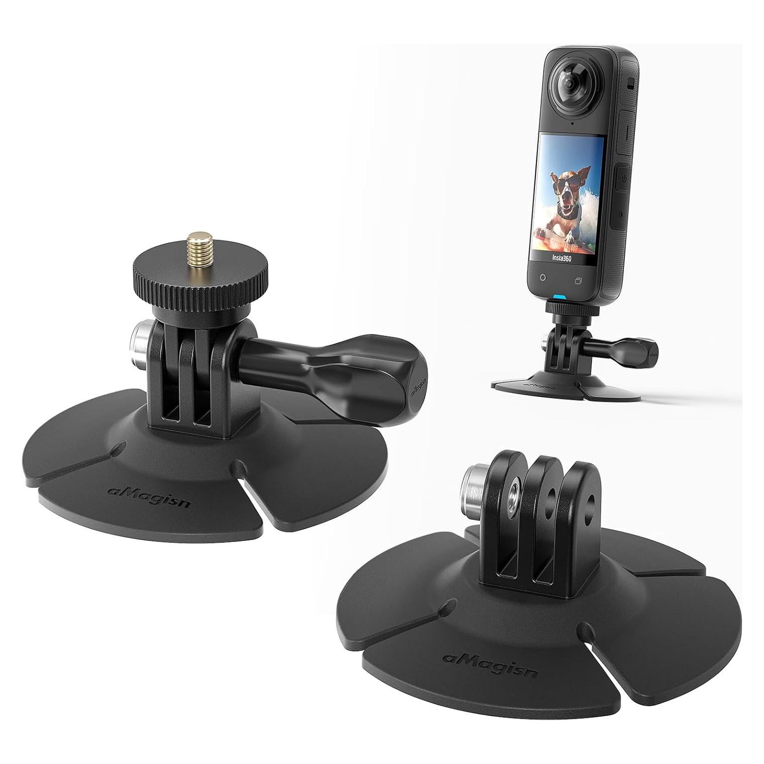 Soporte Adhesivo Flexible aMaiMingji para Cámaras de Acción