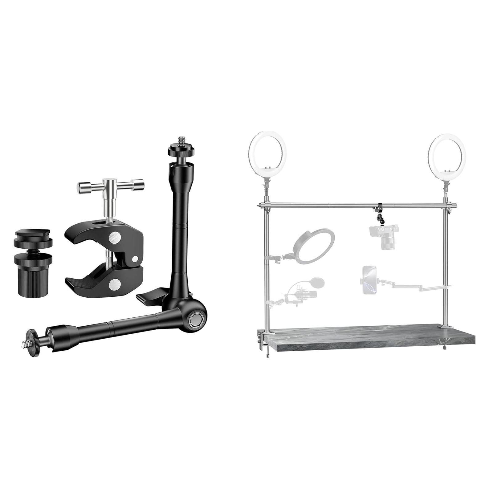 Soporte de Cámara EMART Magic Arm 25.4 cm con Super Clamp