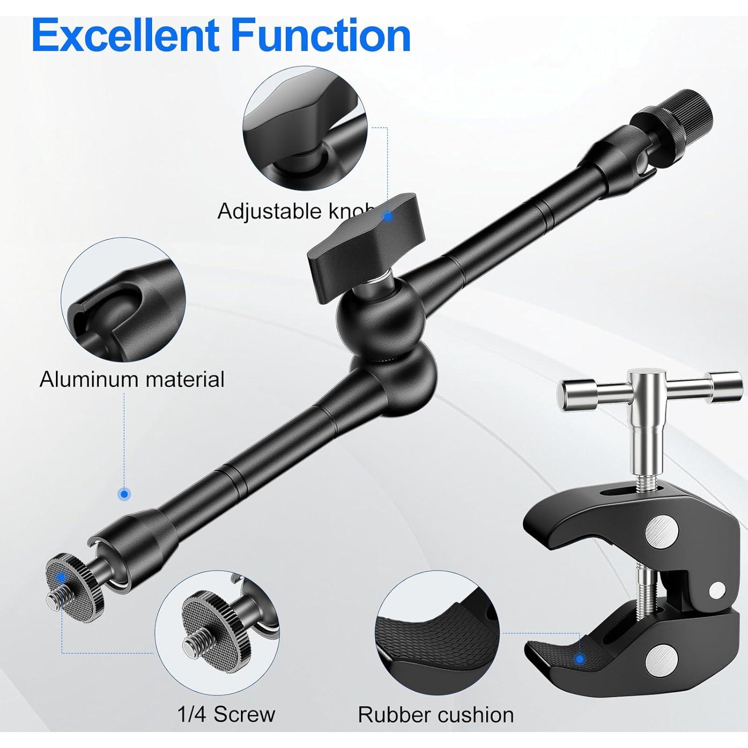 Soporte de Cámara EMART Magic Arm 25.4 cm con Super Clamp