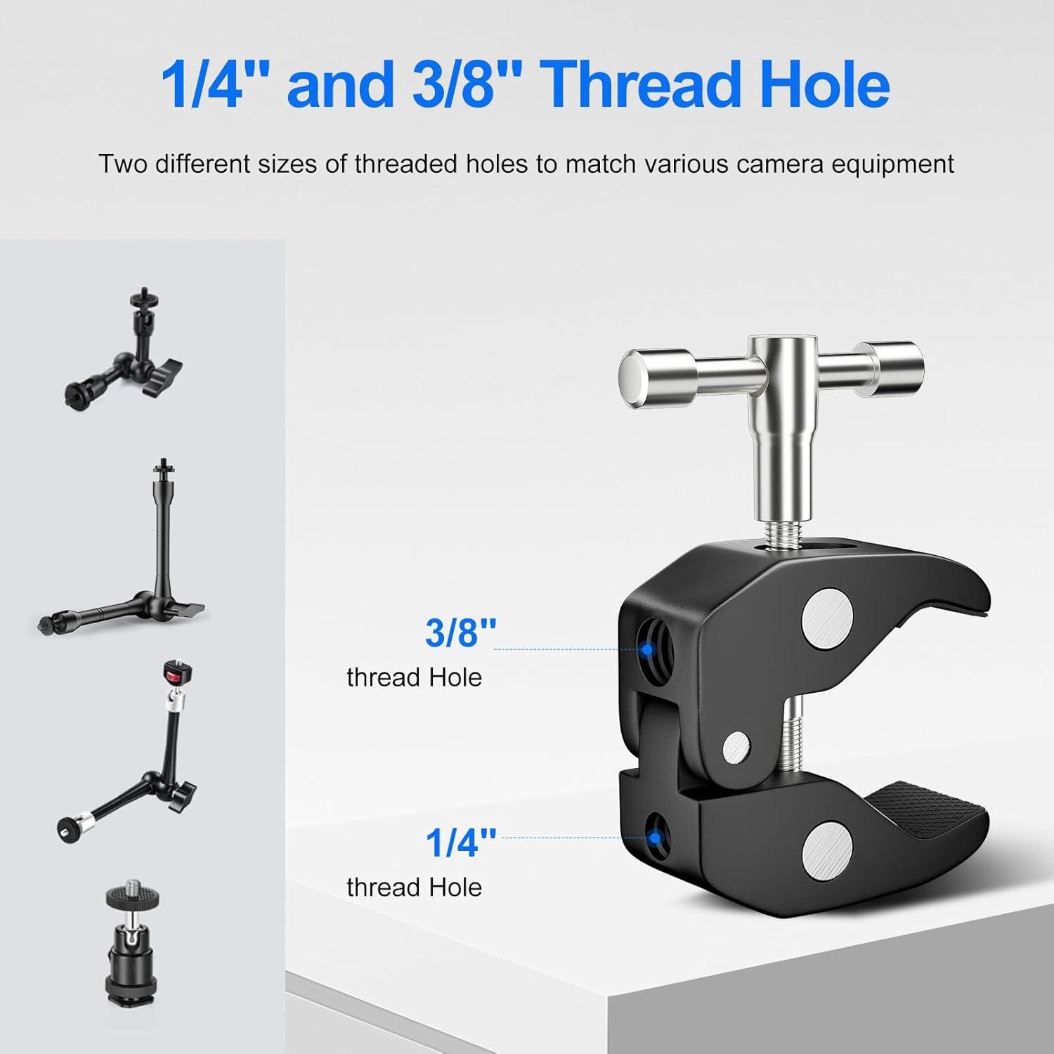 Soporte de Cámara EMART Magic Arm 25.4 cm con Super Clamp