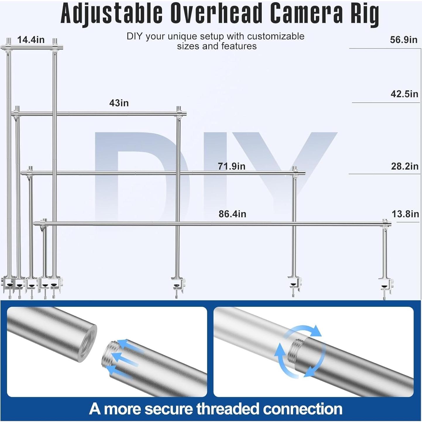Soporte de Cámara EMART Magic Arm 25.4 cm con Super Clamp