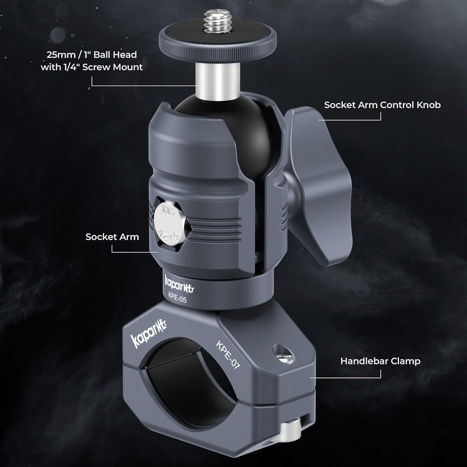 Kit de Soporte para Cámara KAPARNER KCB-8 Ajustable 0.87-1.26"