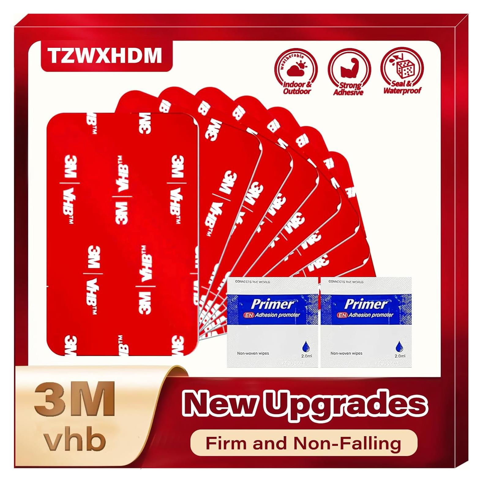 Almohadillas Adhesivas 3M VHB Doble Cara 8Pcs 7.2x3.6cm