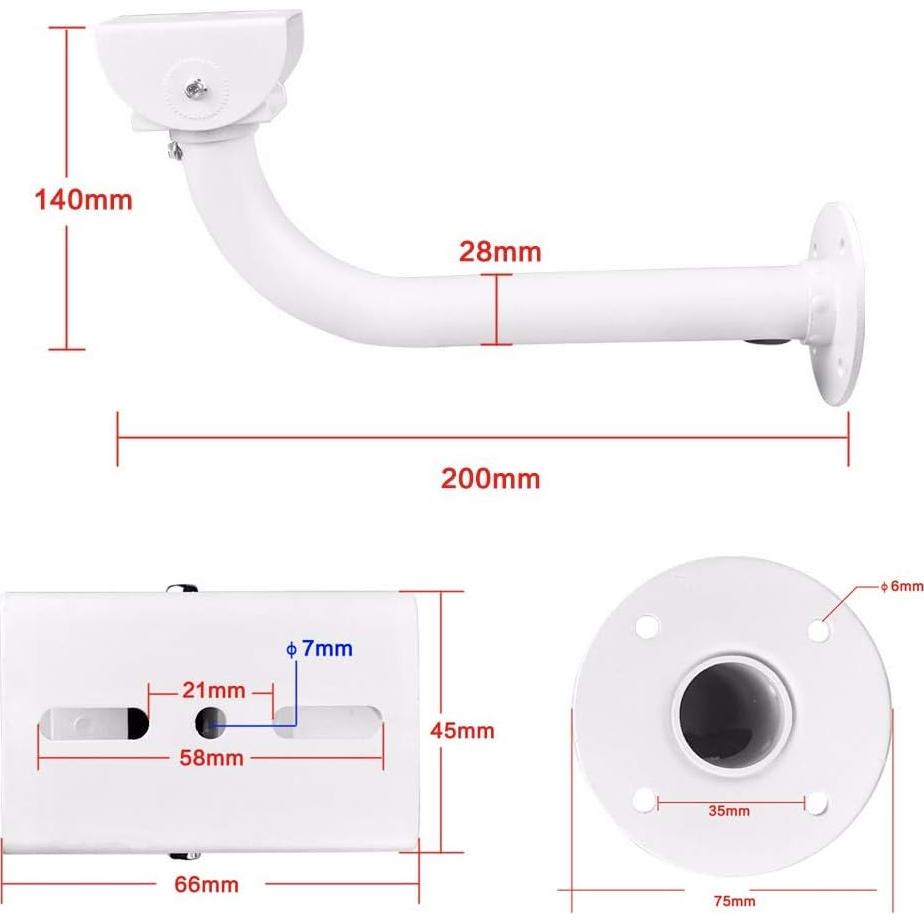 Soporte de cámara de seguridad CCTV CompCCTV Mount-04 Aluminio 20.83cm