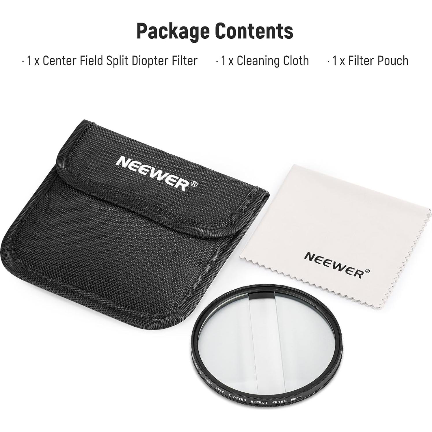 Filtro de Prisma Lineal NEEWER 58mm para Cámara - Efecto Refracción