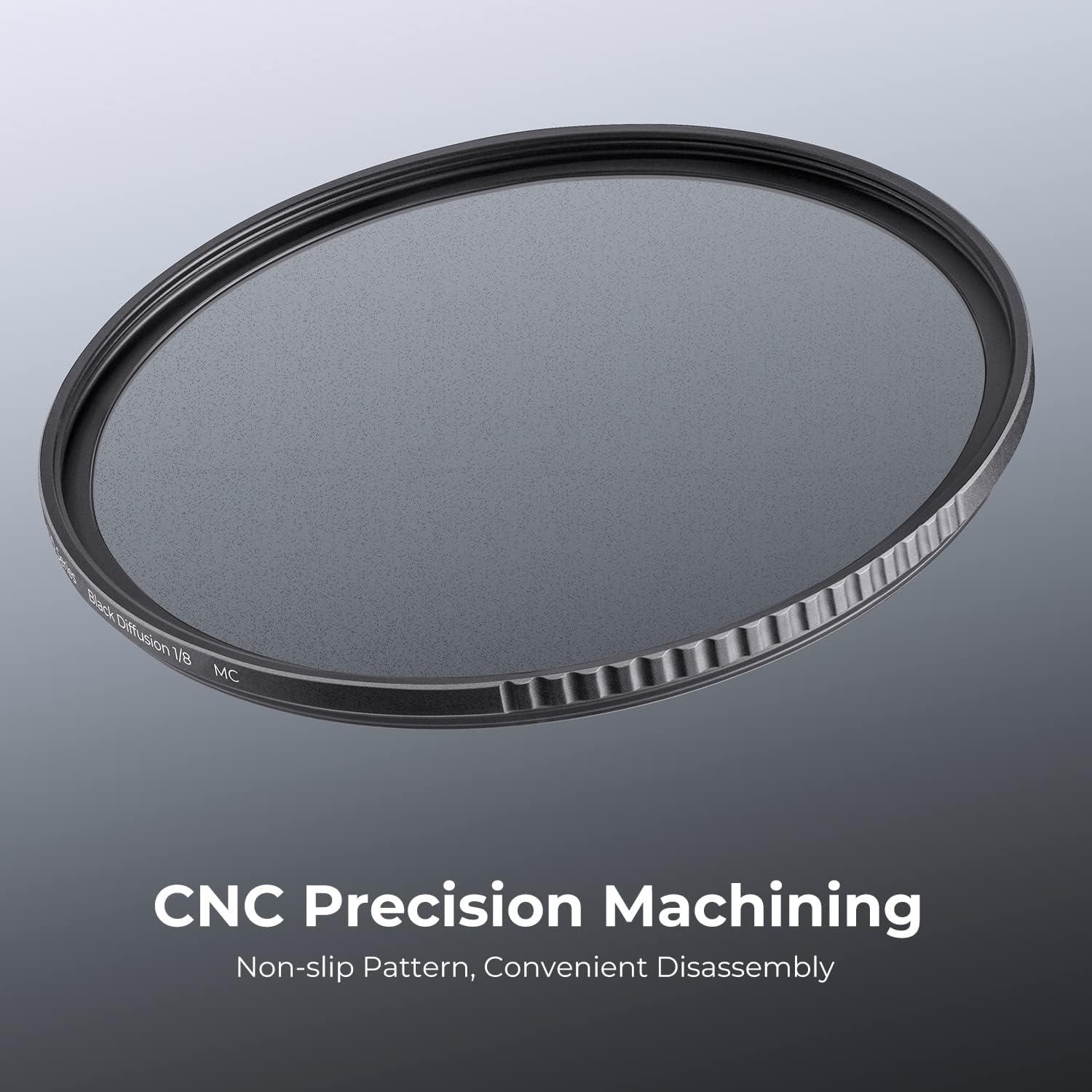 Filtro de Difusión Negra 1/4 K&F Concept 58mm Impermeable