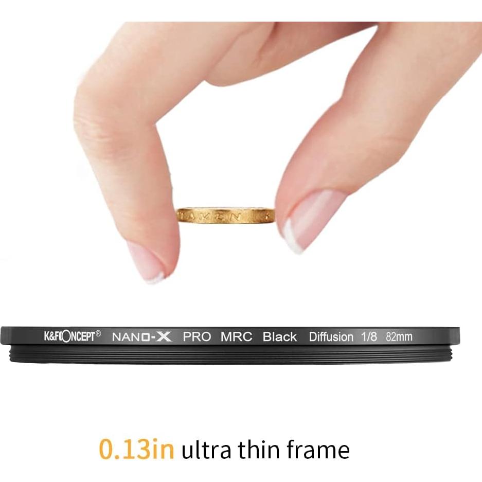 Filtro Suave Negro K&F Concept 58mm HD Impermeable