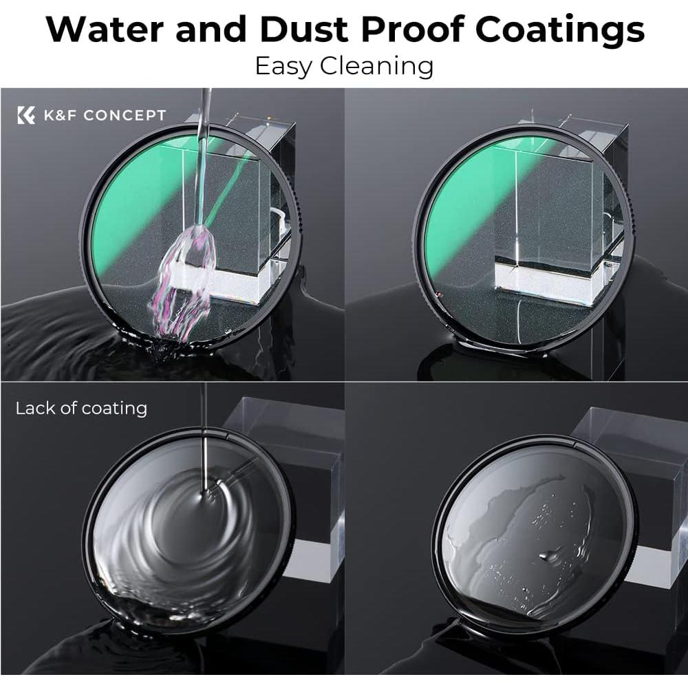 Filtro de Difusión Brillante K&F Concept 52mm Efecto Glimmer