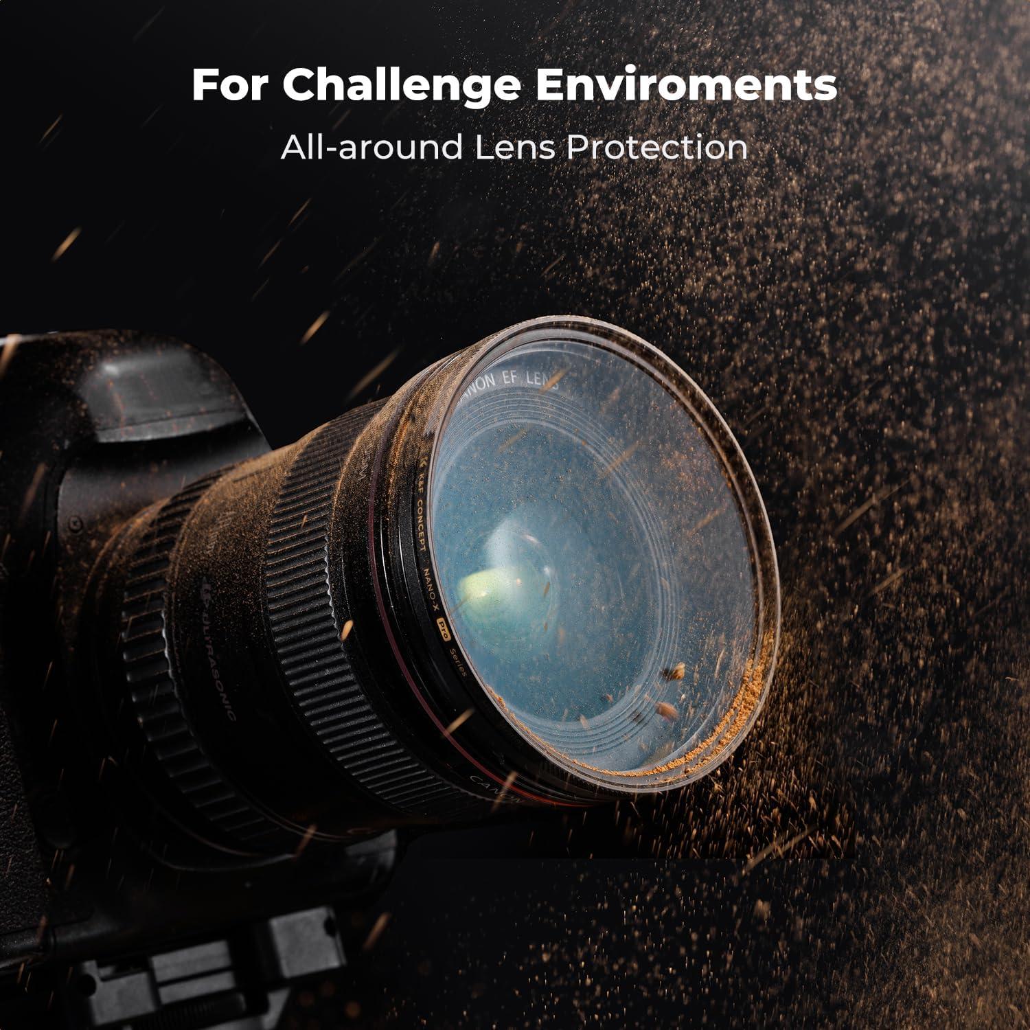 Filtro de Difusión Negra K&F CONCEPT 67mm 1/4 Efecto Cinemático