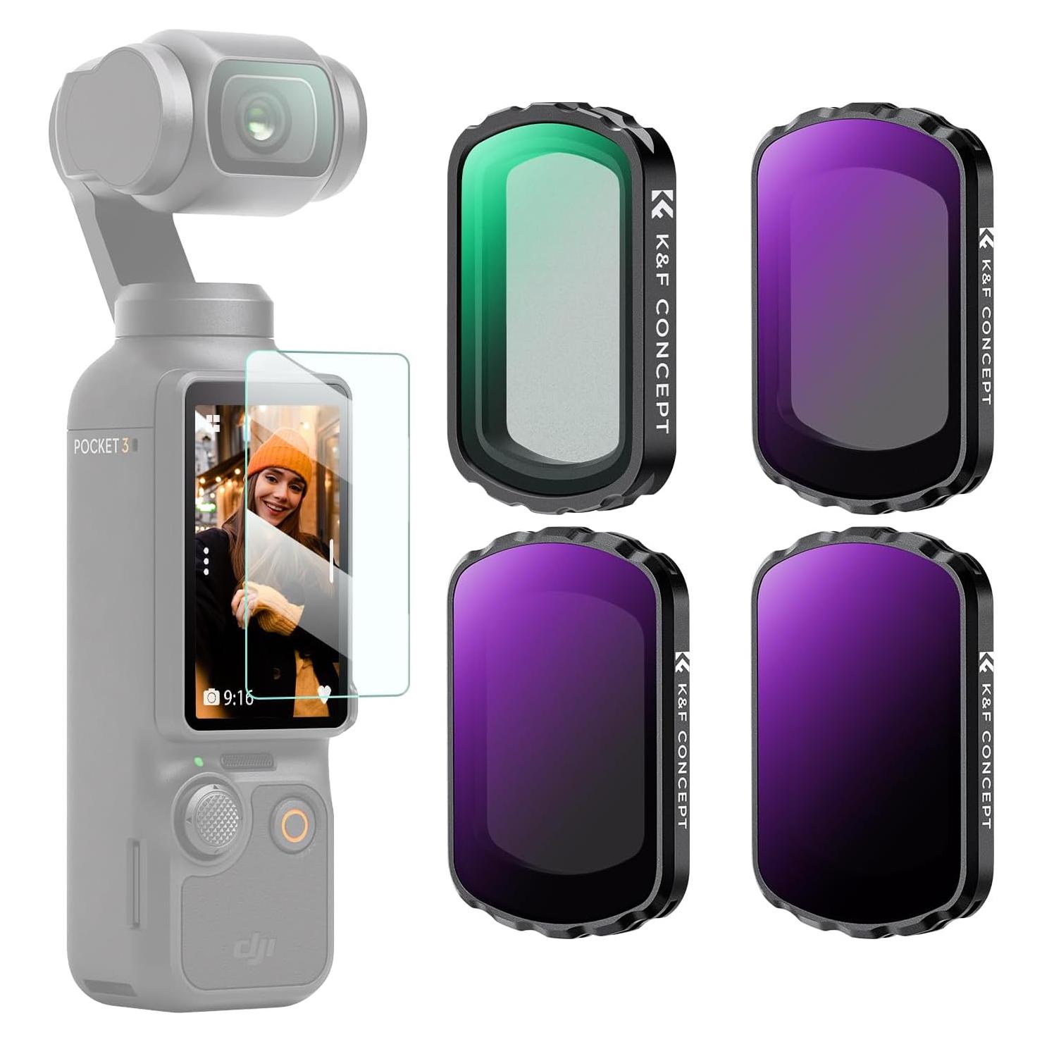 Filtro ND Magnético K&F Concept para DJI Osmo Pocket 3