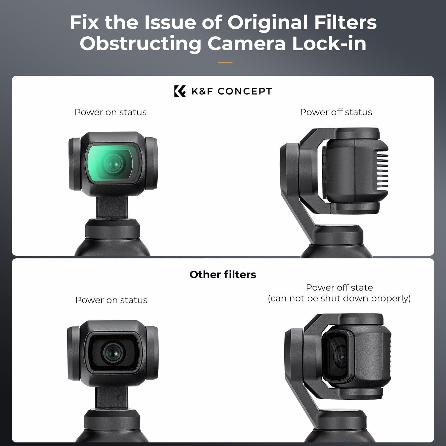 Filtro ND Magnético K&F Concept para DJI Osmo Pocket 3