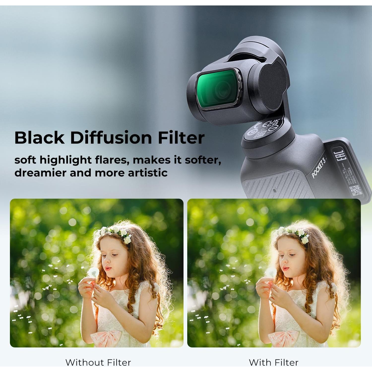 Filtro ND Magnético K&F Concept para DJI Osmo Pocket 3