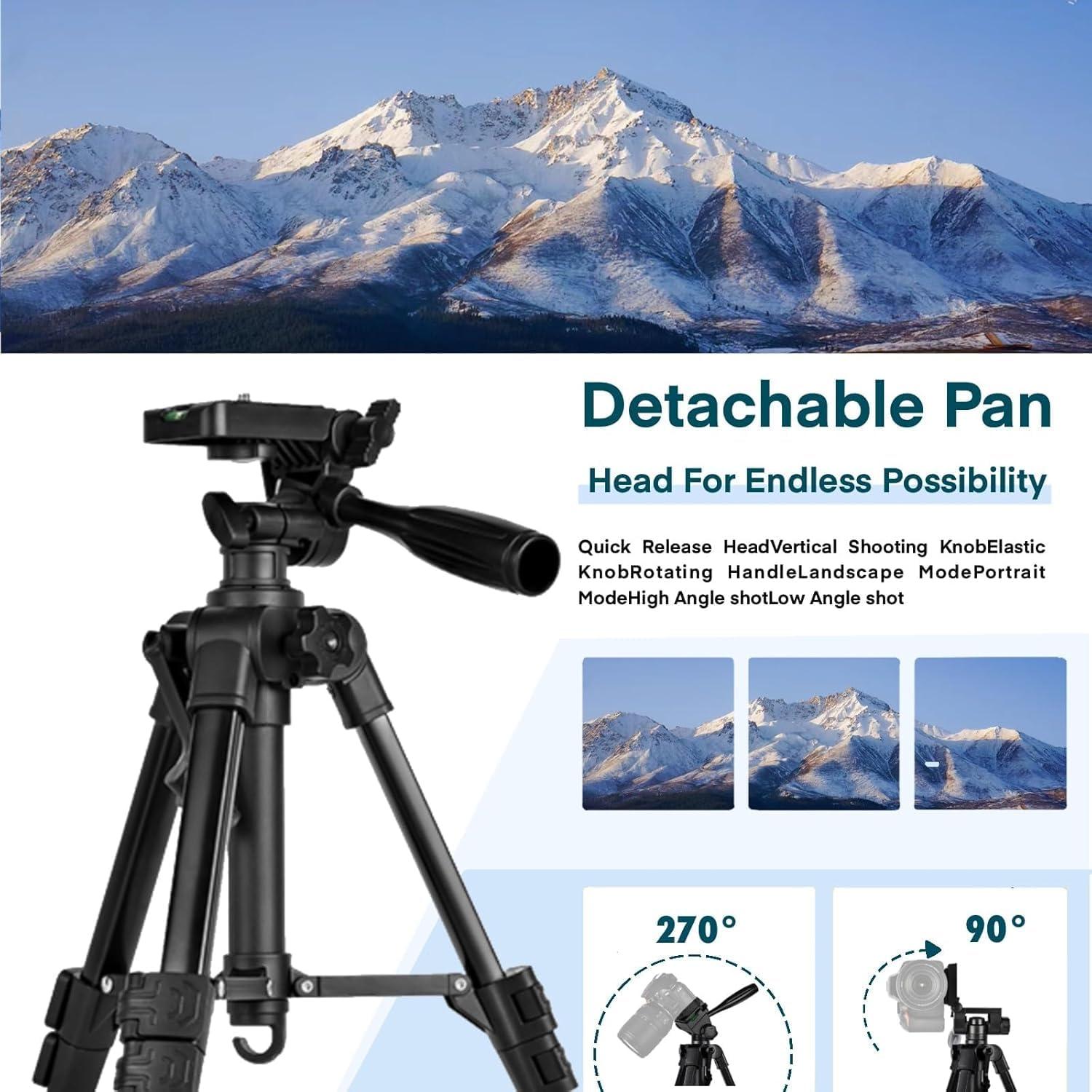 Mini Trípode para Cámara dxxccoll, Aluminio Ligero, 28-63.5 cm