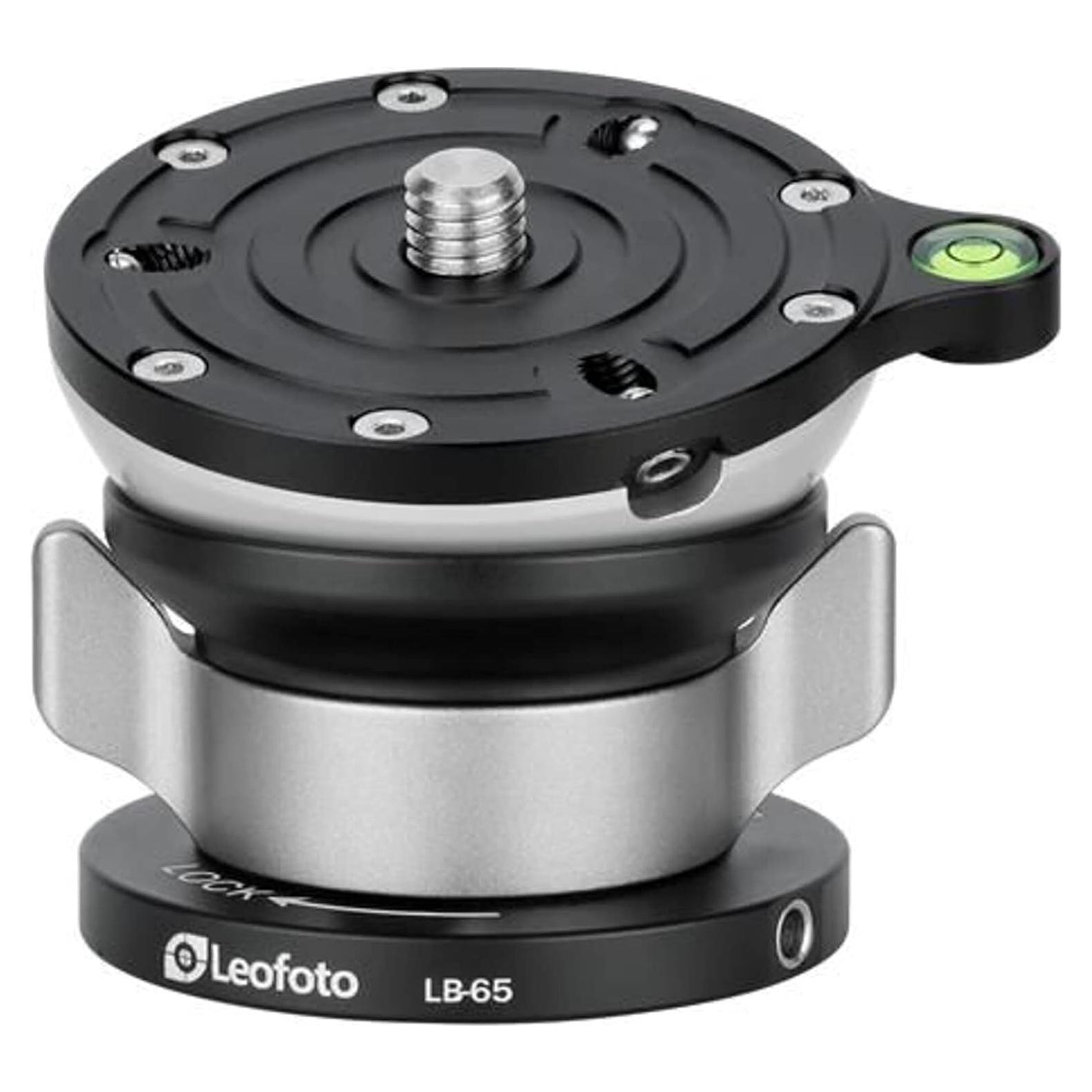Base de Nivelación Leofoto LB-65 para Trípode 65mm 18.14kg