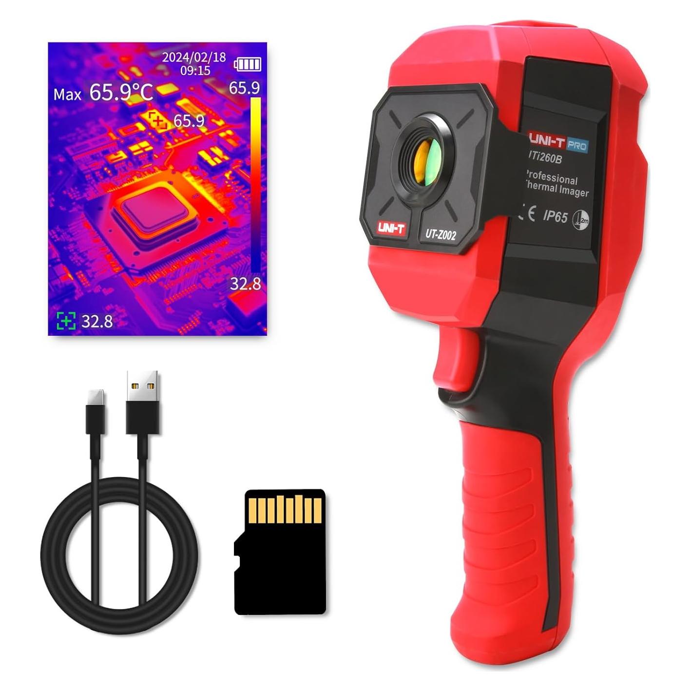 Cámara Térmica UNI-T UTi260B con Lente Macro 256x192