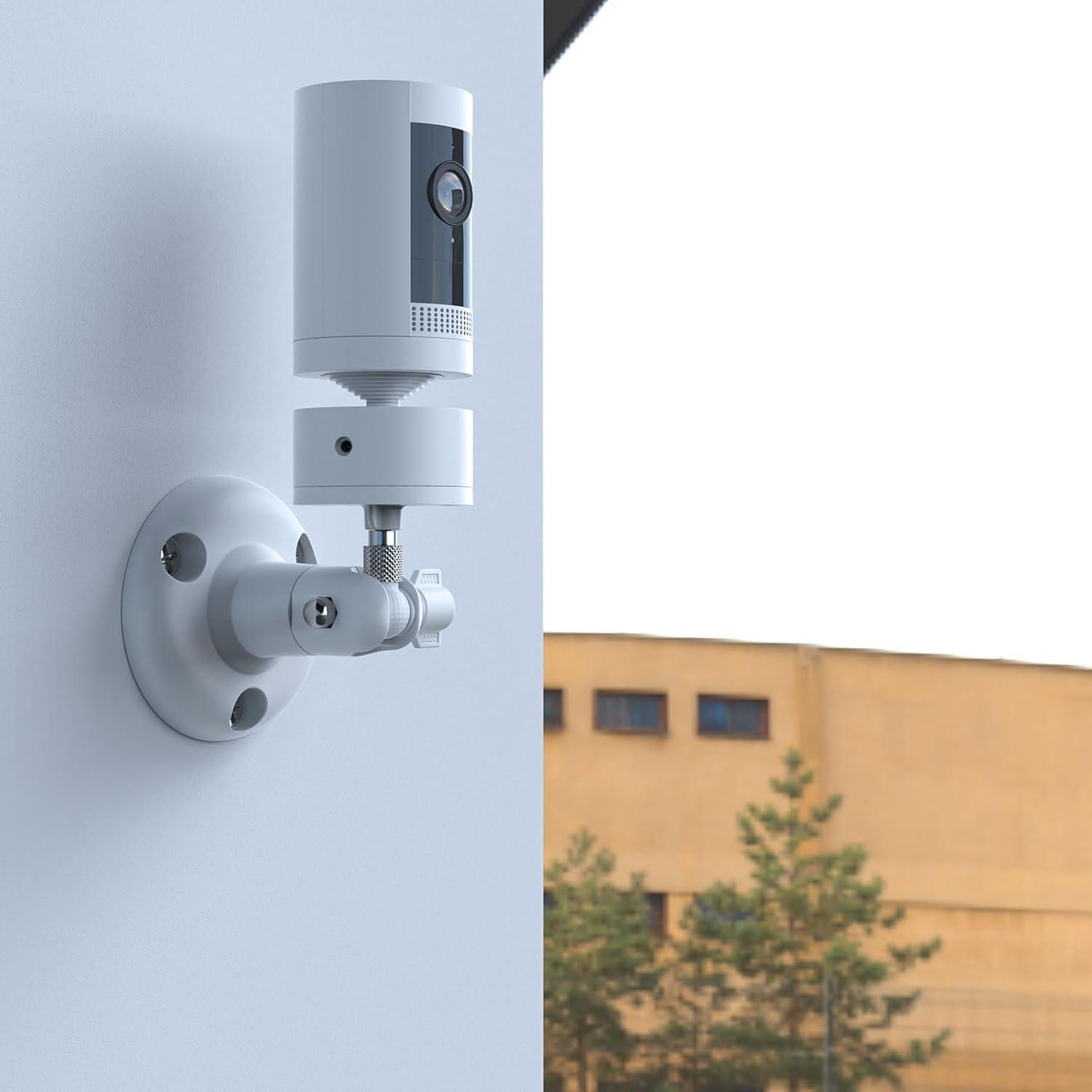 Soporte de Pared Ajustable VOMENC para Cámara Pan Tilt Blanco