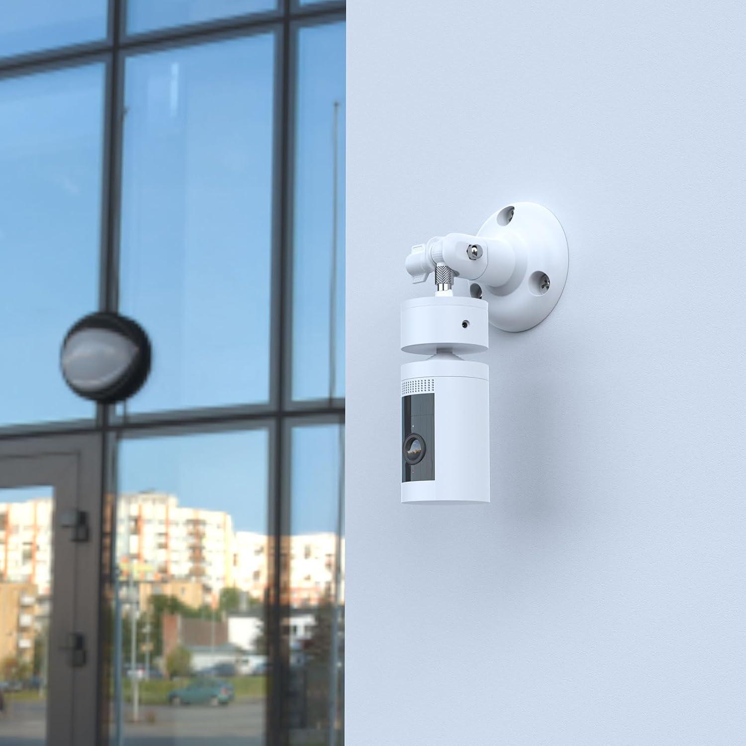 Soporte de Pared Ajustable VOMENC para Cámara Pan Tilt Blanco