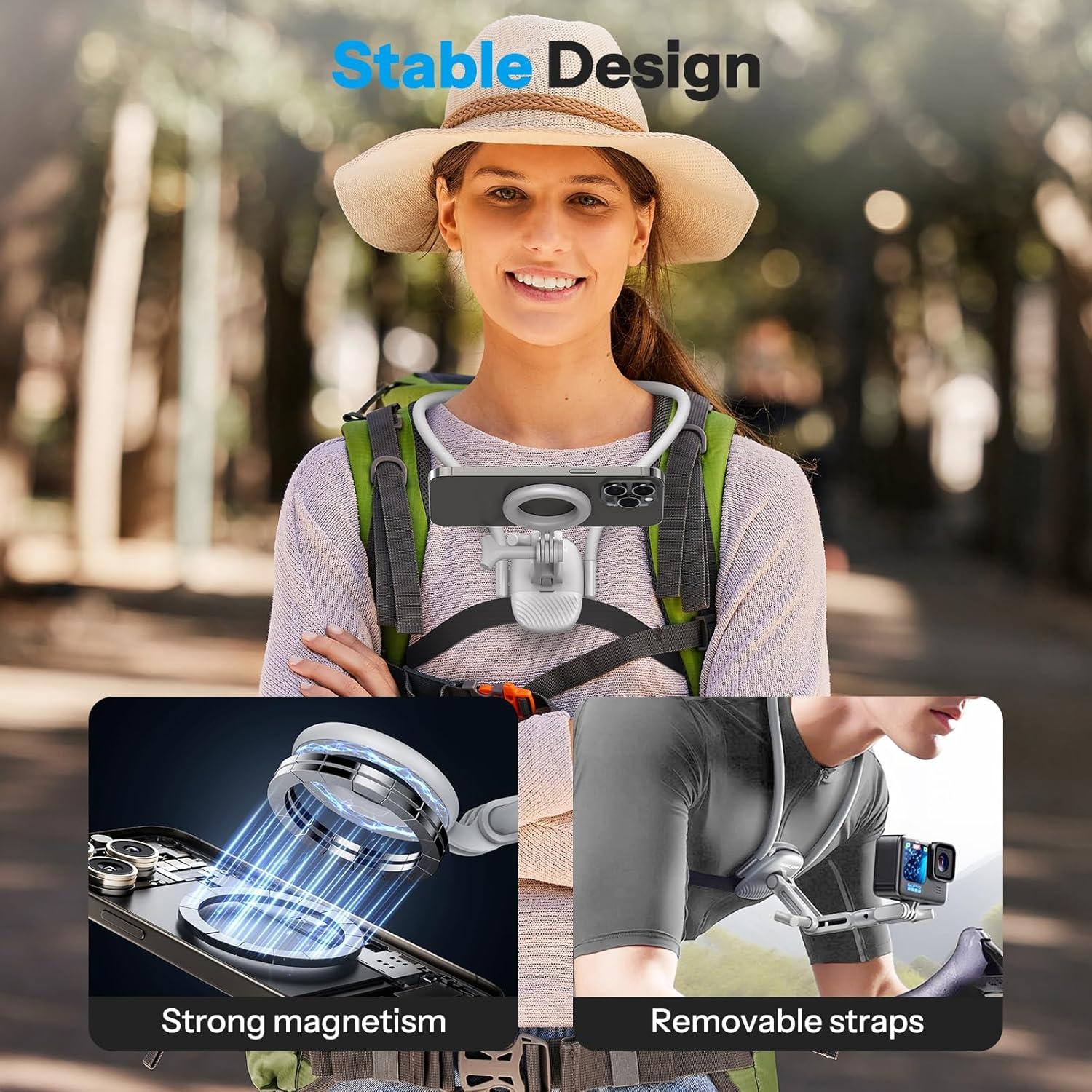 Soporte Magnético para Teléfono en el Cuello OMOTON Ajustable