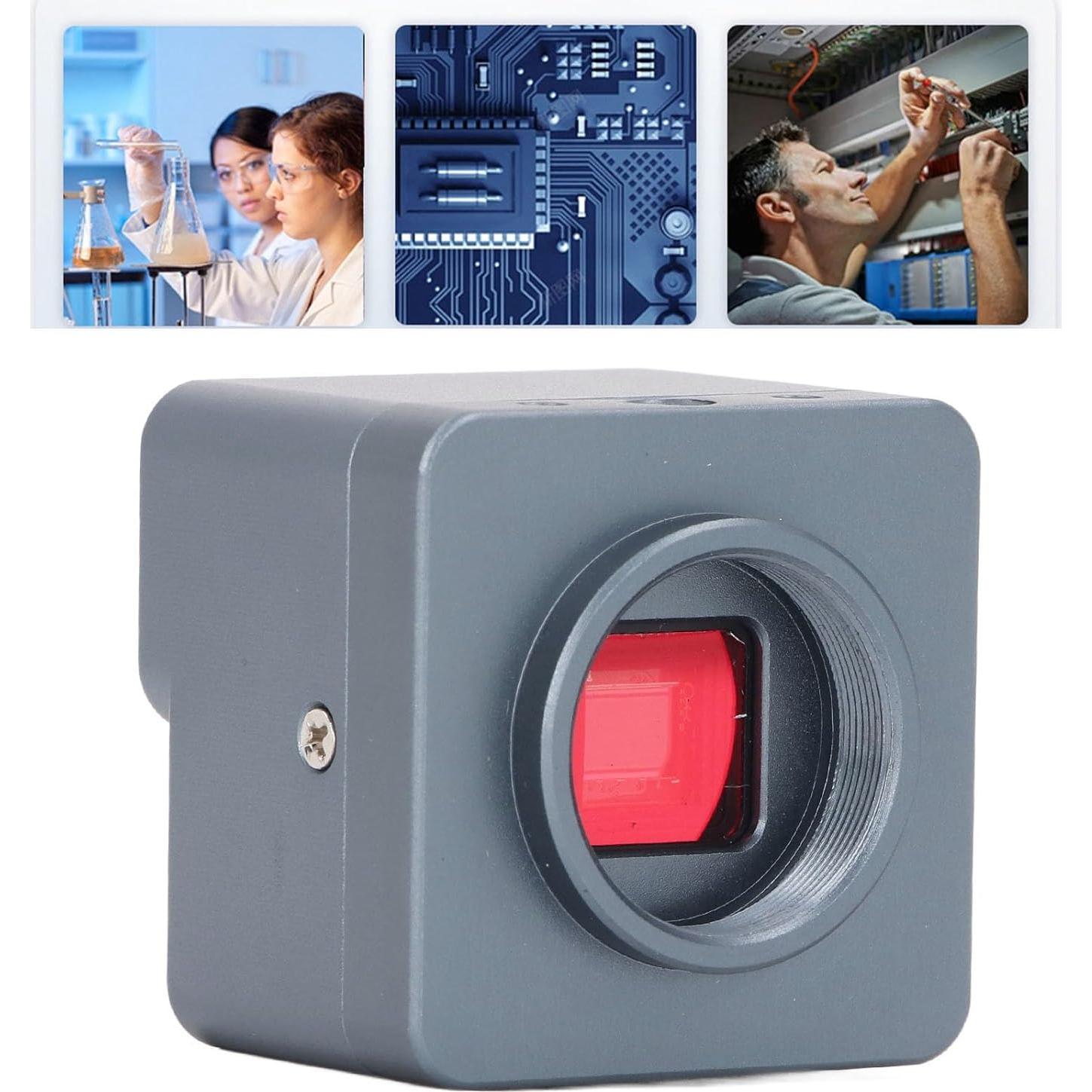 Cámara de Microscopio USB 4K Fafeicy 8MP Lente Zoom 0.5X