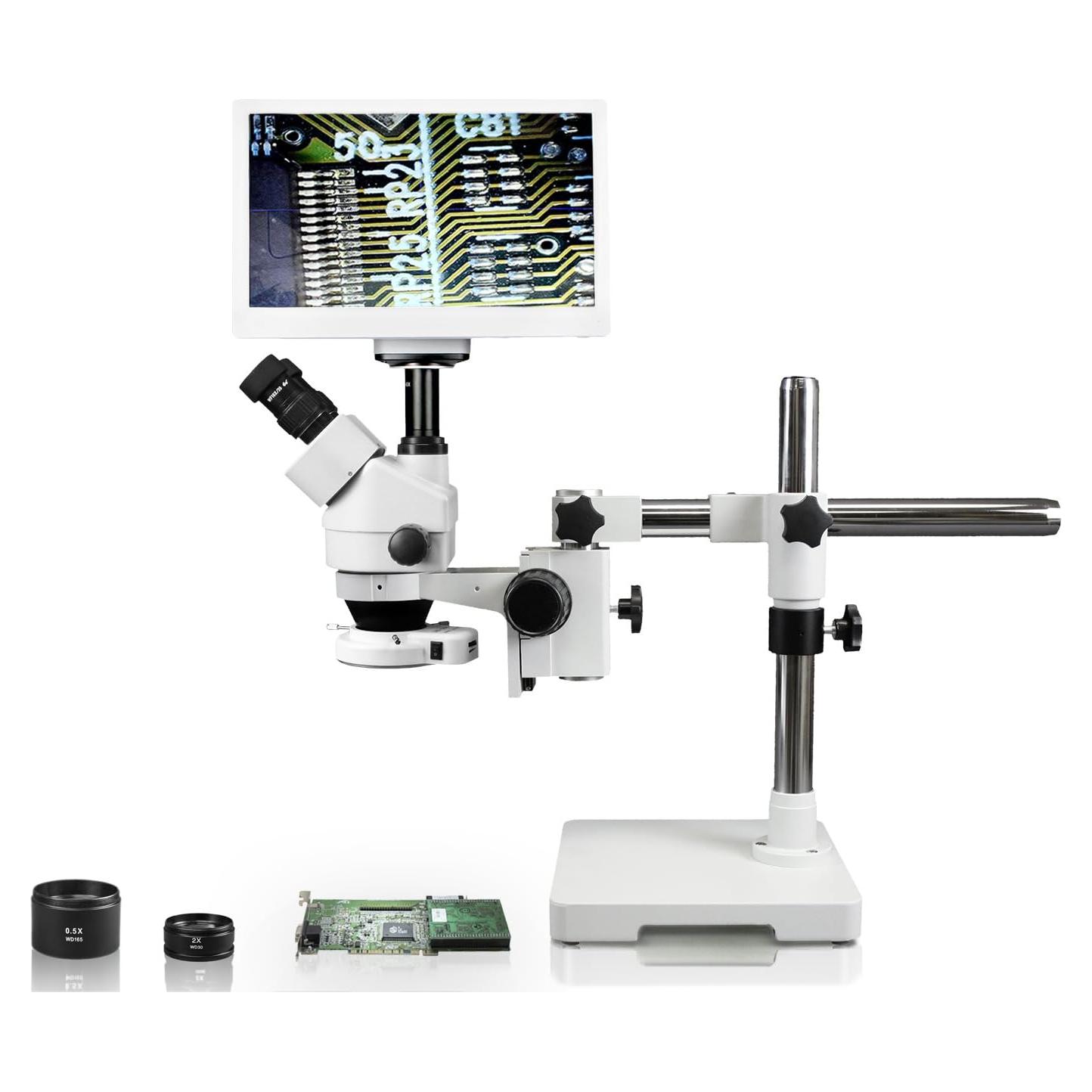Microscopio Estéreo Trinocular Vision Scientific VS-3FZ, 3.5x-90x