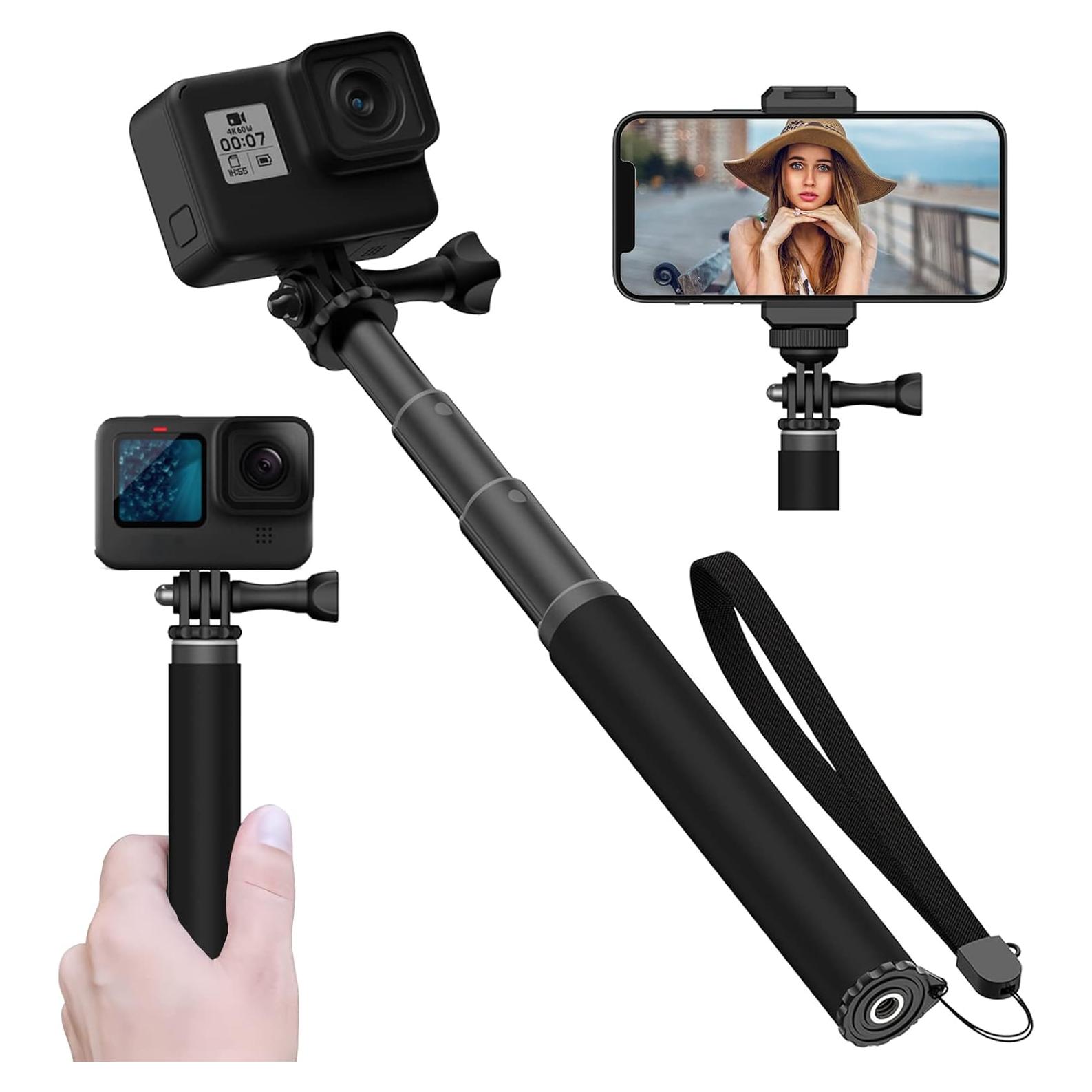 Mini palo de selfie NEOSOU para GoPro Hero 13 y DJI Osmo Action