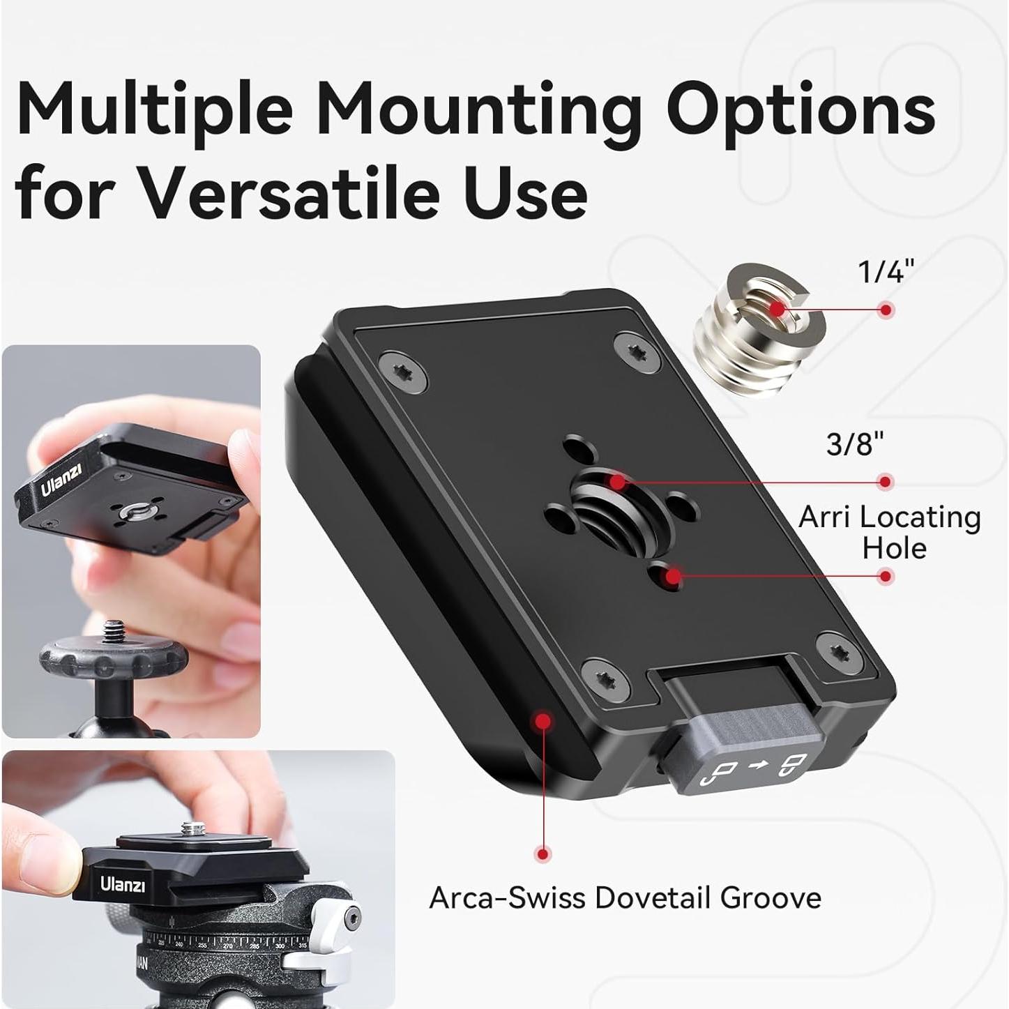 Base de Liberación Rápida ULANZI UKA03 para Cámara 20KG