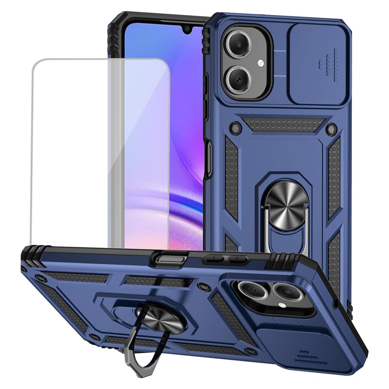 Funda Protectora Yodueiv para Samsung Galaxy A06 Azul con Soporte