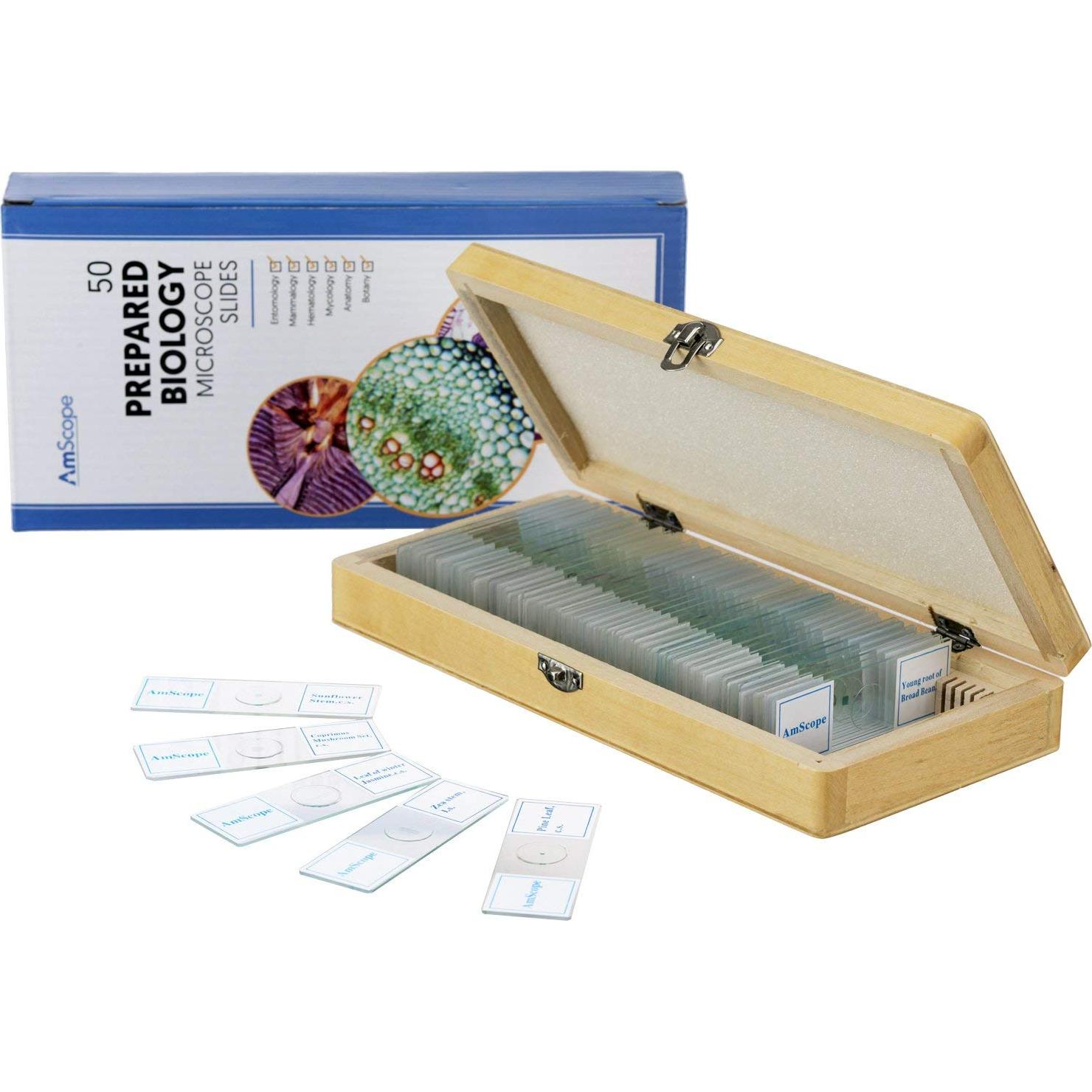 Microscopio Binocular AmScope B120 LED 40X-2500X 5MP