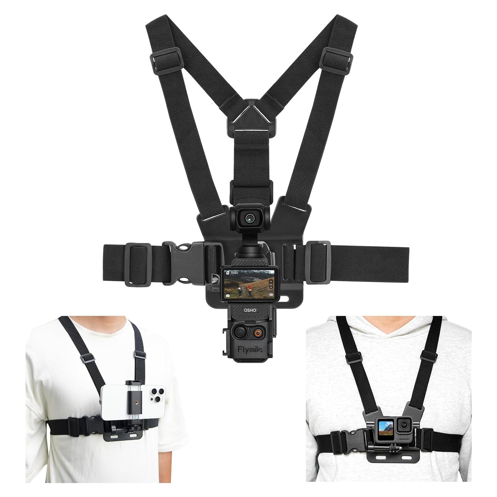 Soporte de Pecho BRDRC para DJI Osmo Pocket 3 y GoPro