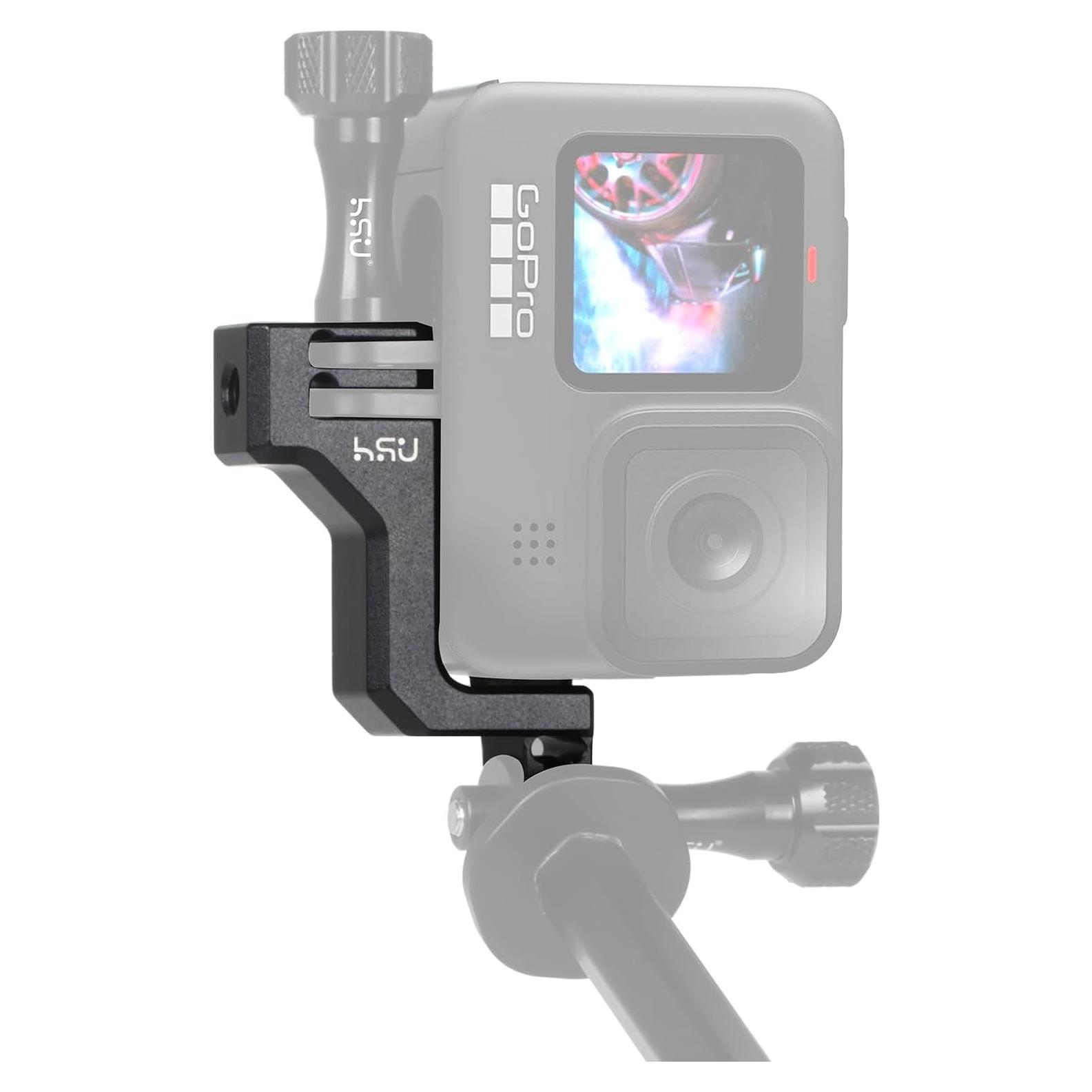 Adaptador Codo Vertical Aluminio HSU para GoPro Hero 9-13