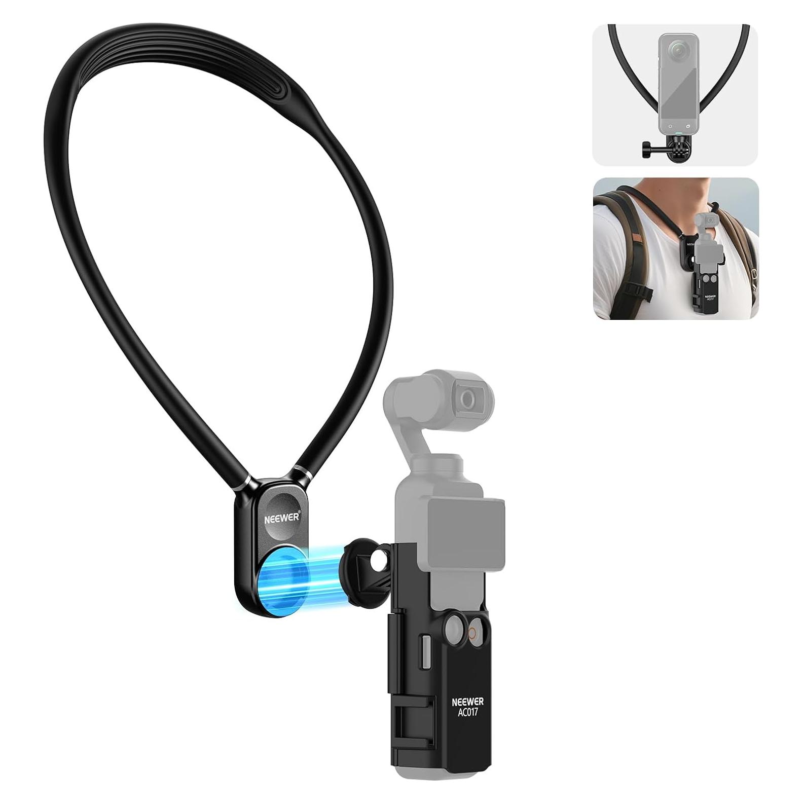 Soporte Magnético para Cuello NEEWER GP39 para Cámara de Acción