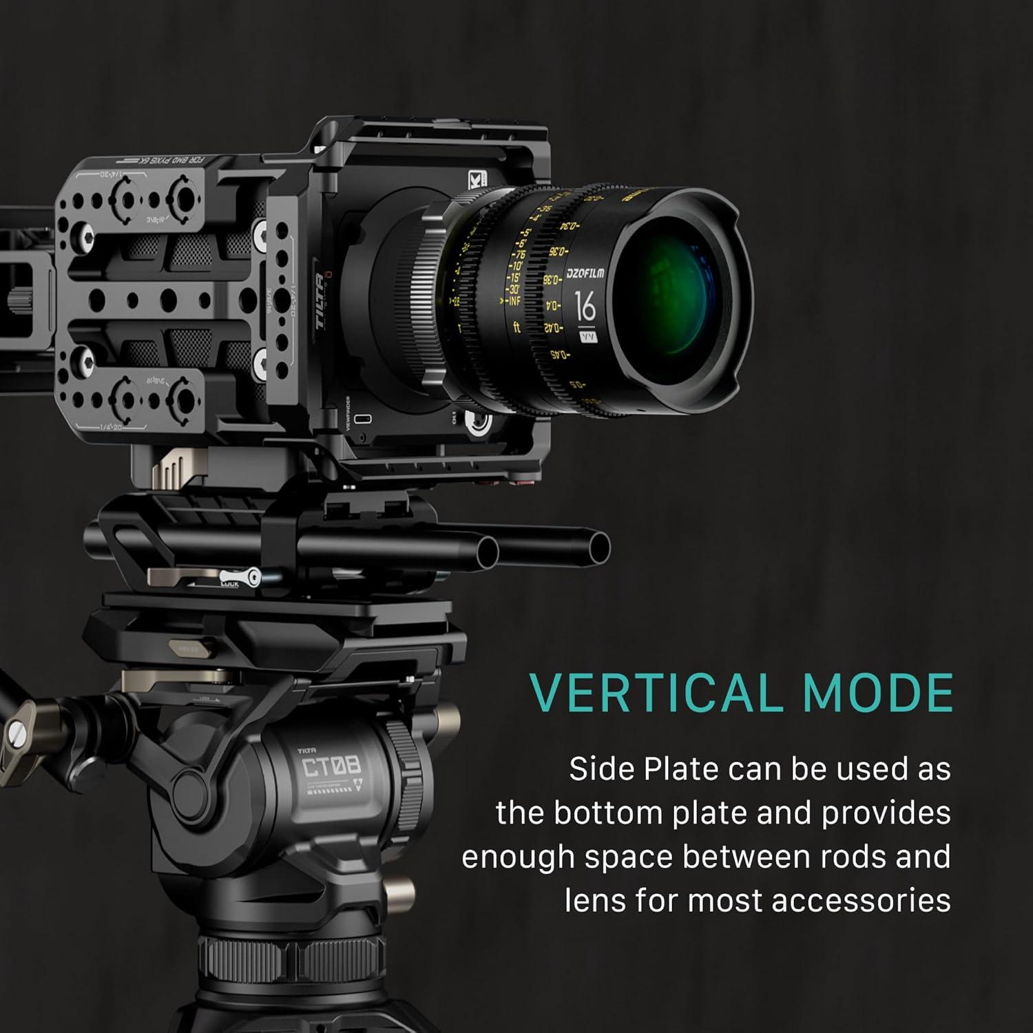 Kit de Base Jaula de Cámara Tilta ES-T21-A para Blackmagic Pyxis